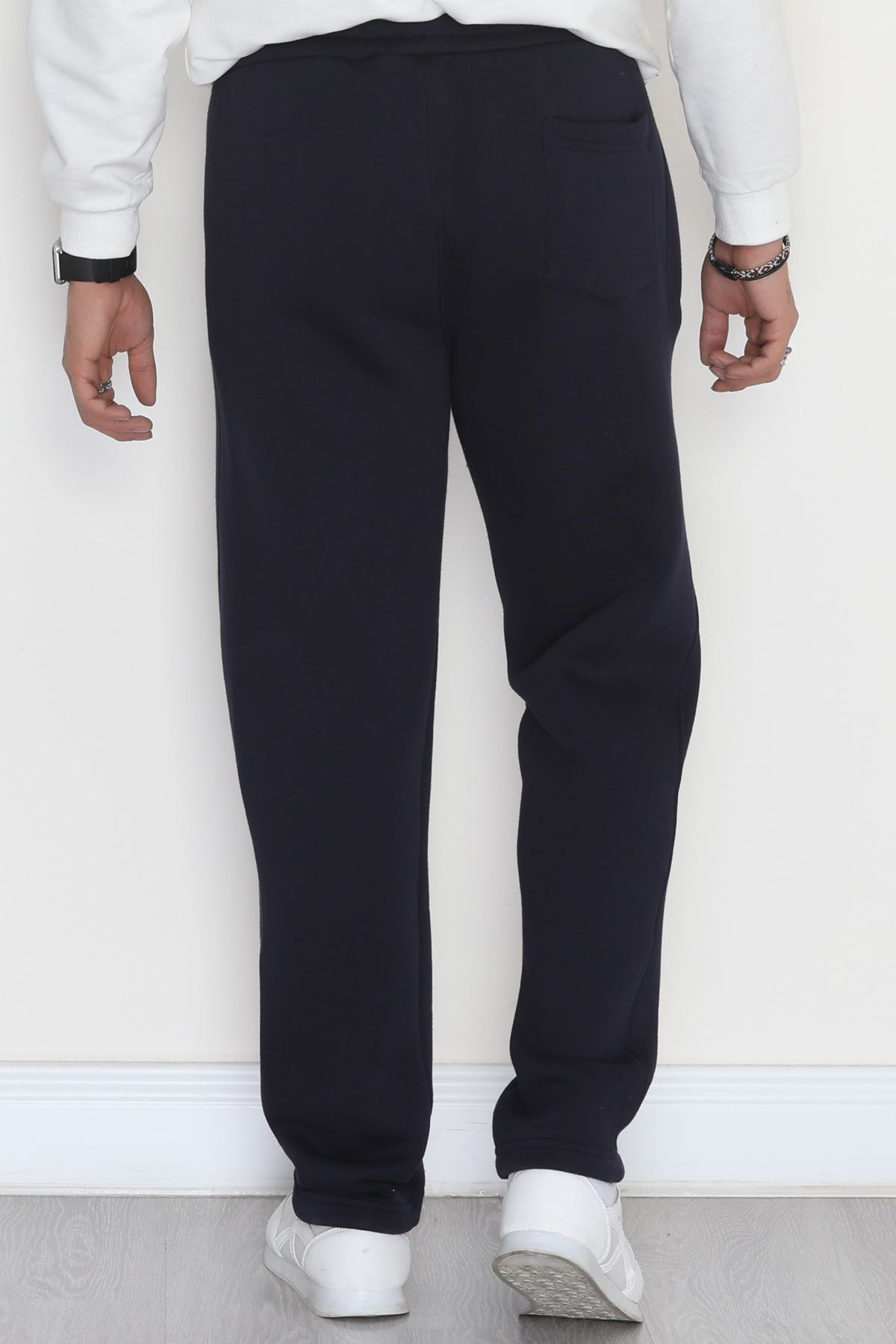 3 İplik Şardonlu Erkek Eşofman Altı Lacivert - 42626.1937.