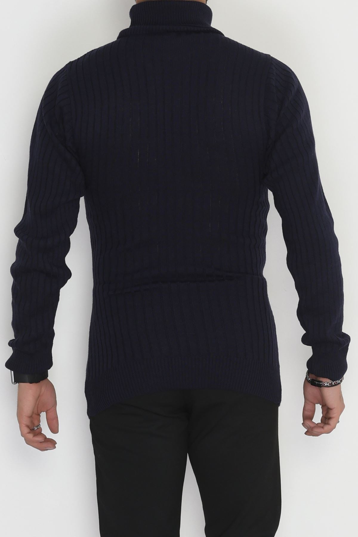 Balıkçı Yaka Erkek Triko Lacivert - 70774.1766.