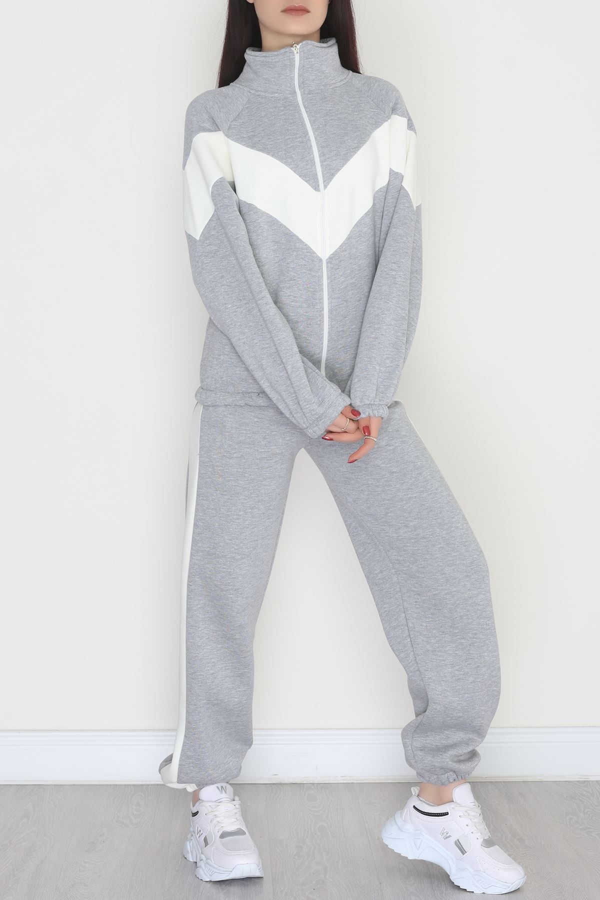 3 İplik Kompakt Fermuarlı Eşofman Takım Griekru - 42523.1878.