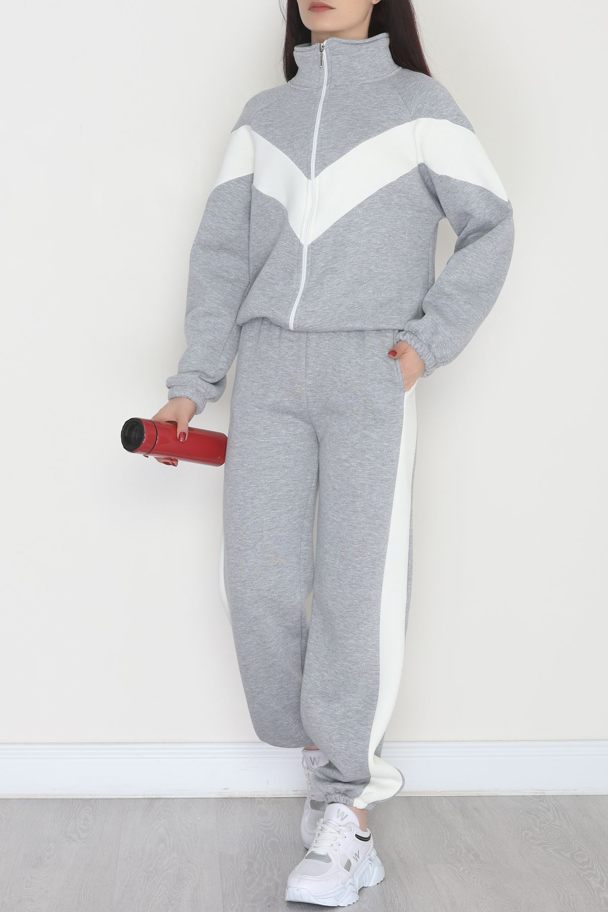 3 İplik Kompakt Fermuarlı Eşofman Takım Griekru - 42523.1878.