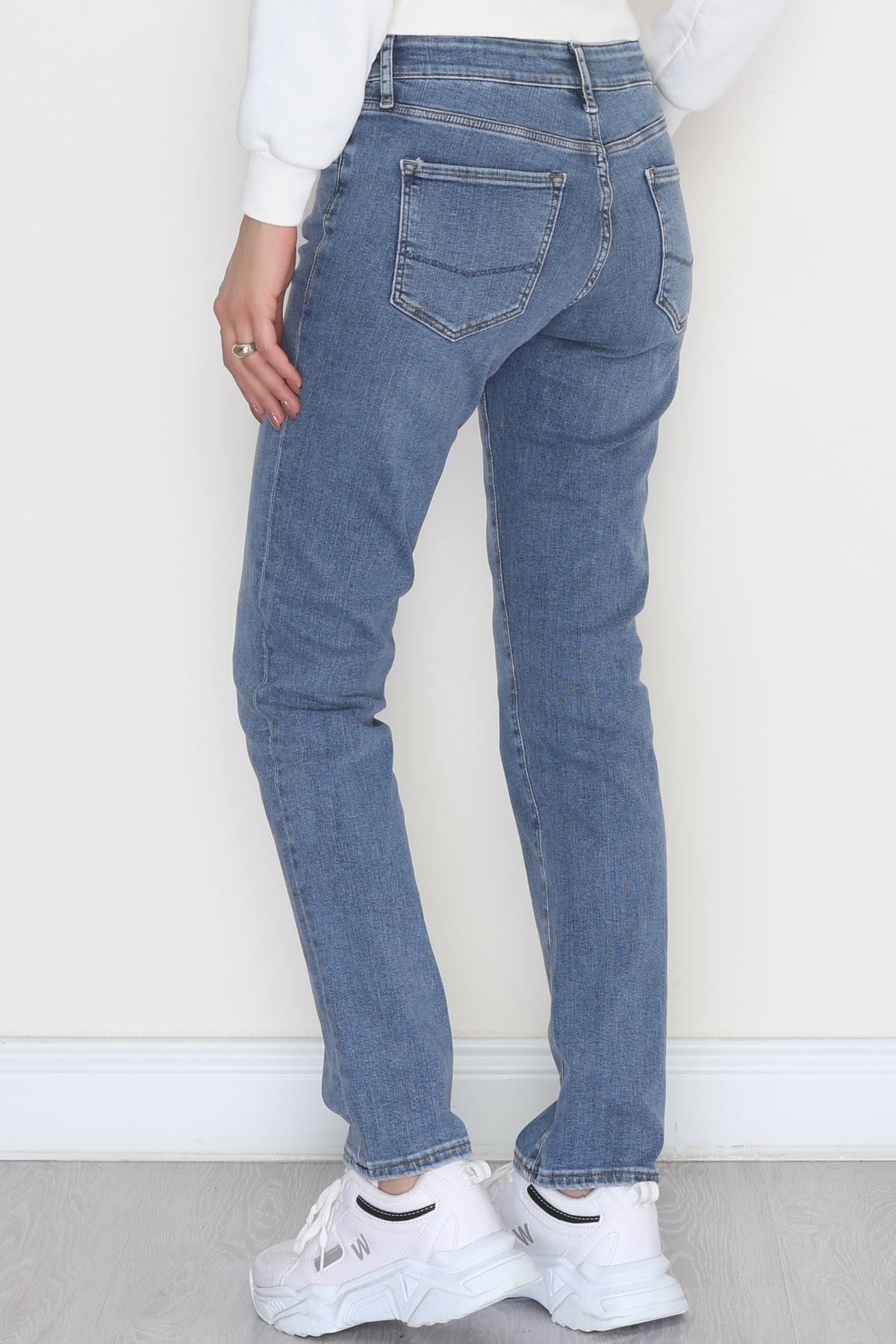 Dar Paça Kot Pantolon Açıkmavi3 - 19724.1904.