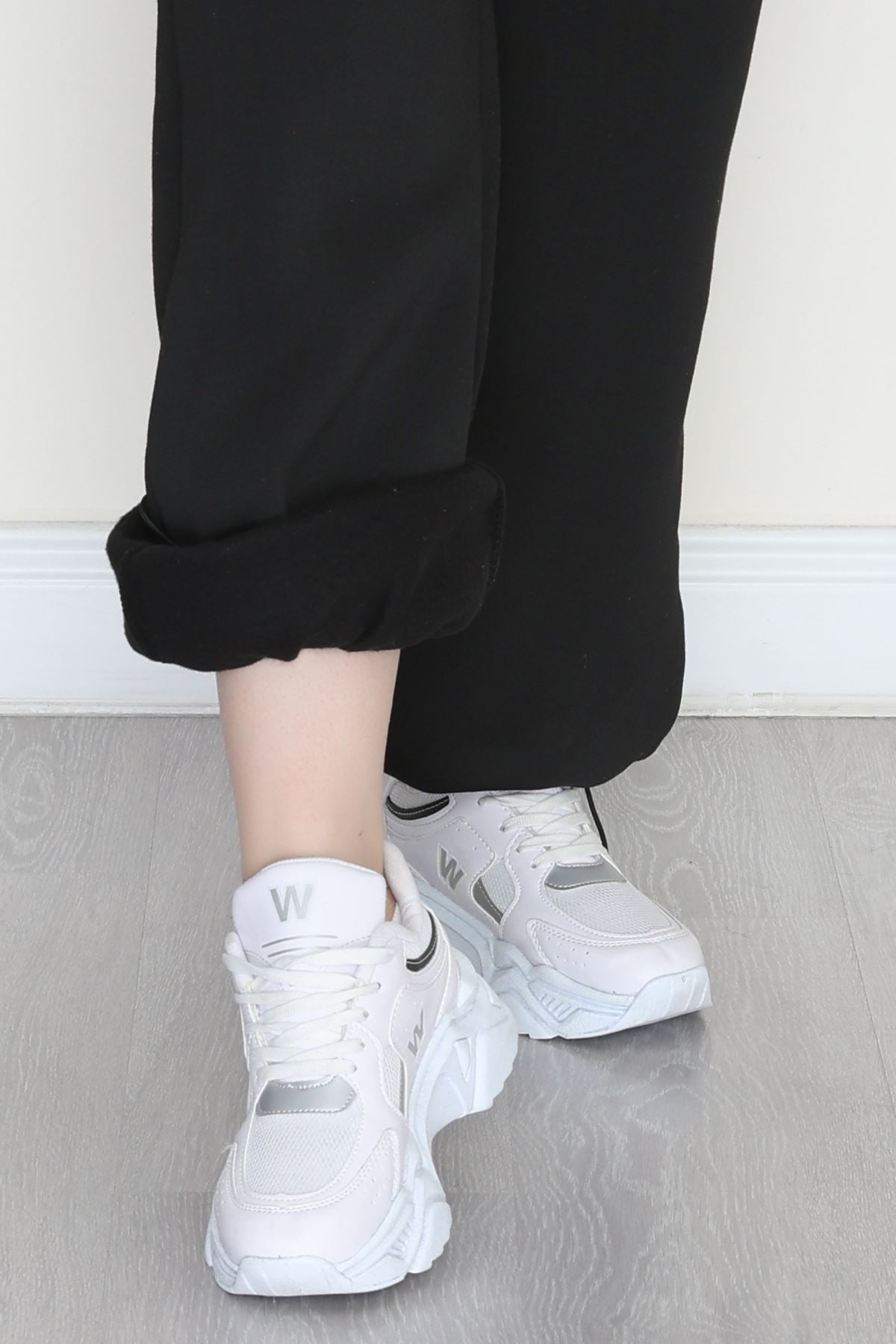 3 İplik Şardonlu Paça Stoperli Eşofman Altı Siyah - 52069.2113.