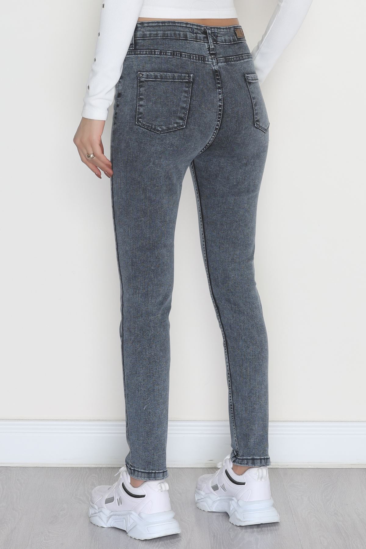 Dar Paça Kot Pantolon Çelikmavi - 31593.2112.