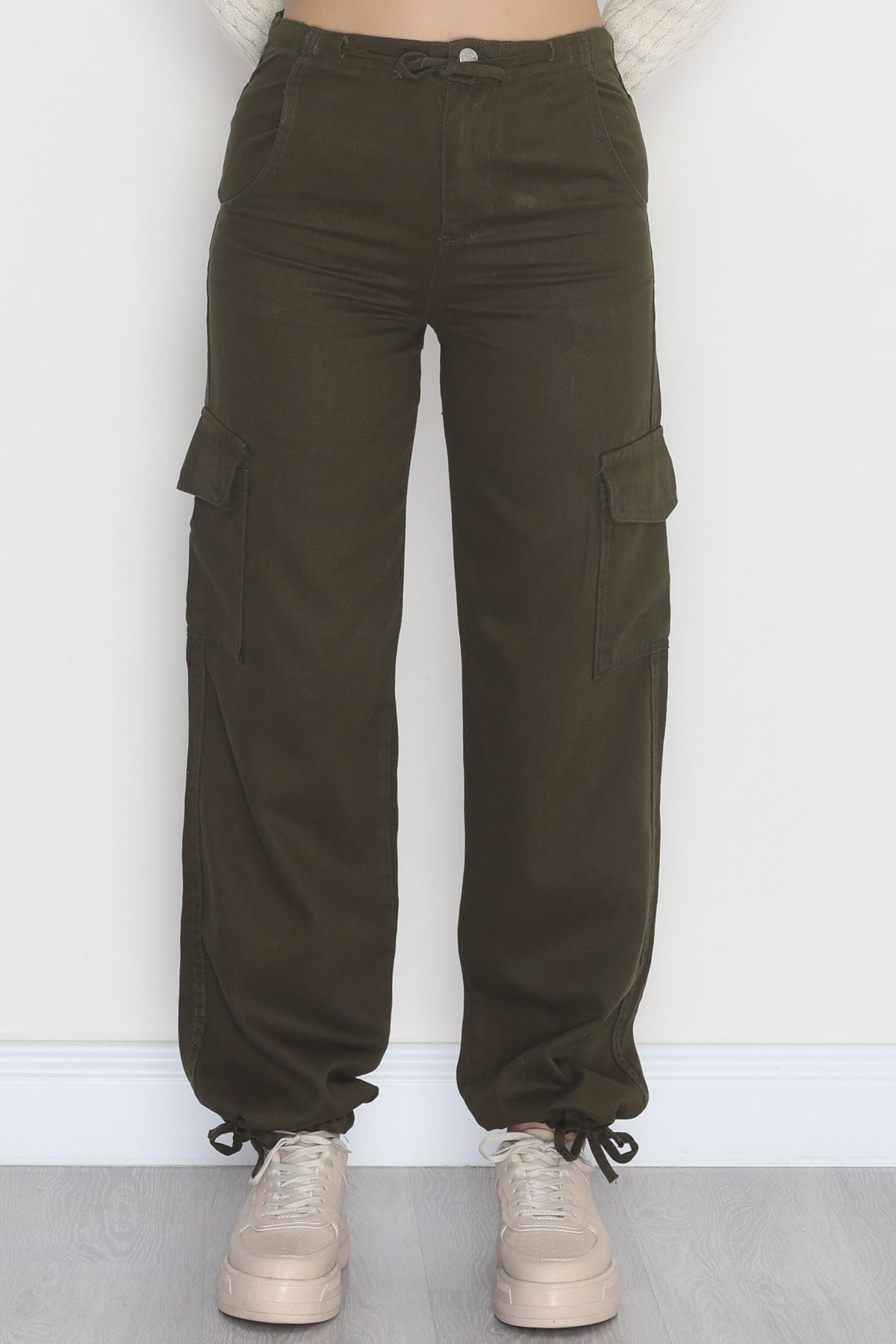 Kargo Cep Kot Pantolon Haki - 42471.1606.