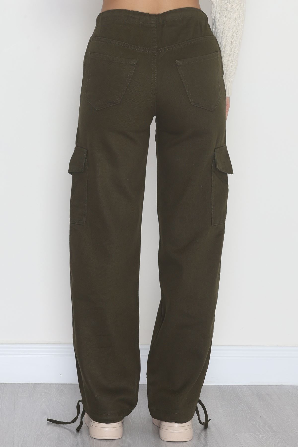 Kargo Cep Kot Pantolon Haki - 42471.1606.