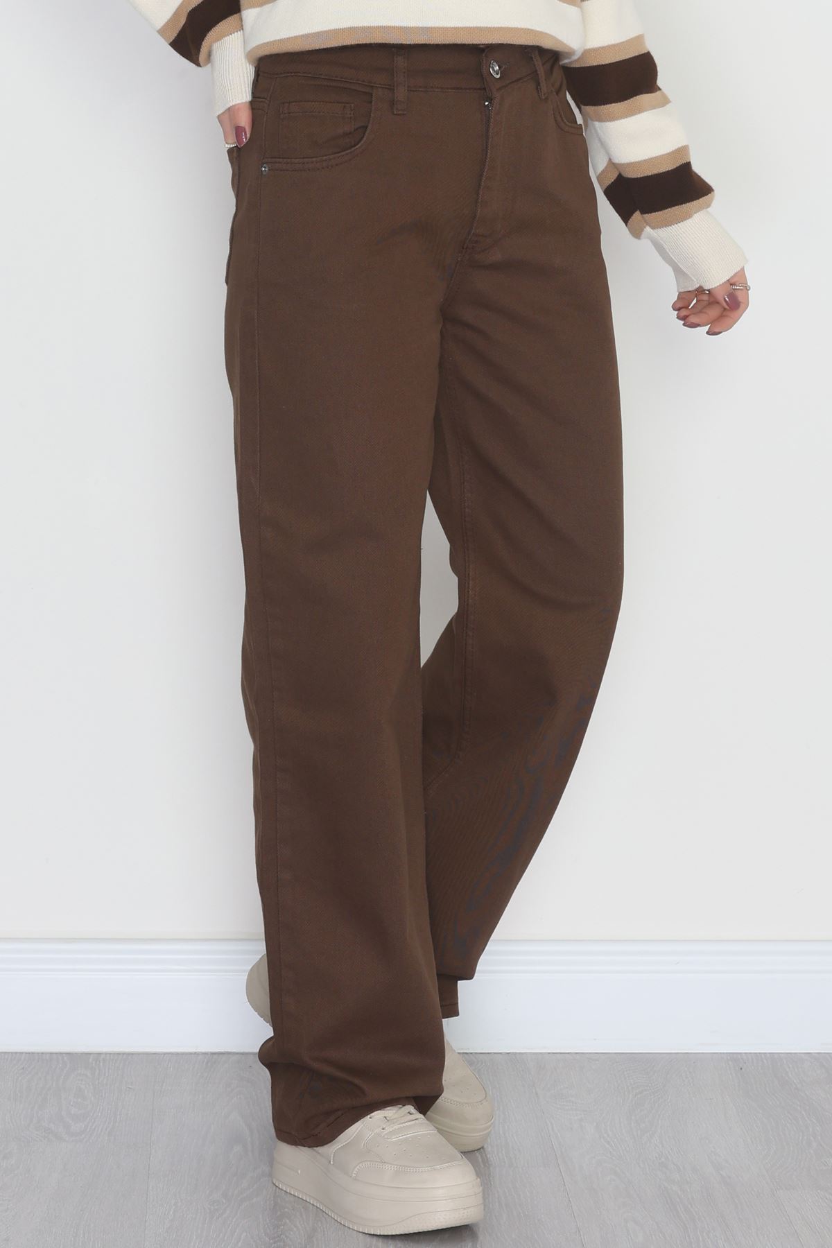 Palazzo Kot Pantolon Kahverengi - 31554.2088.