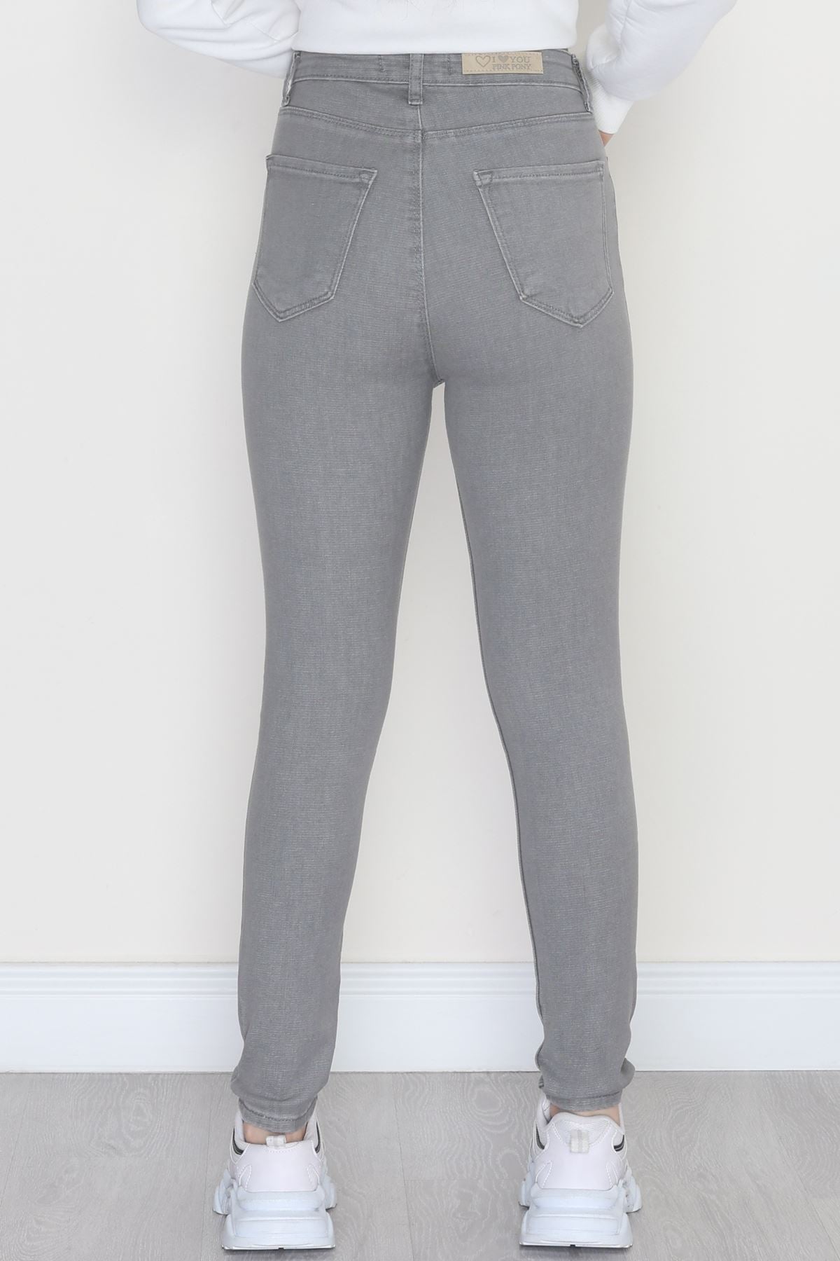 Dar Paça Kot Pantolon Gri - 31593.2112.