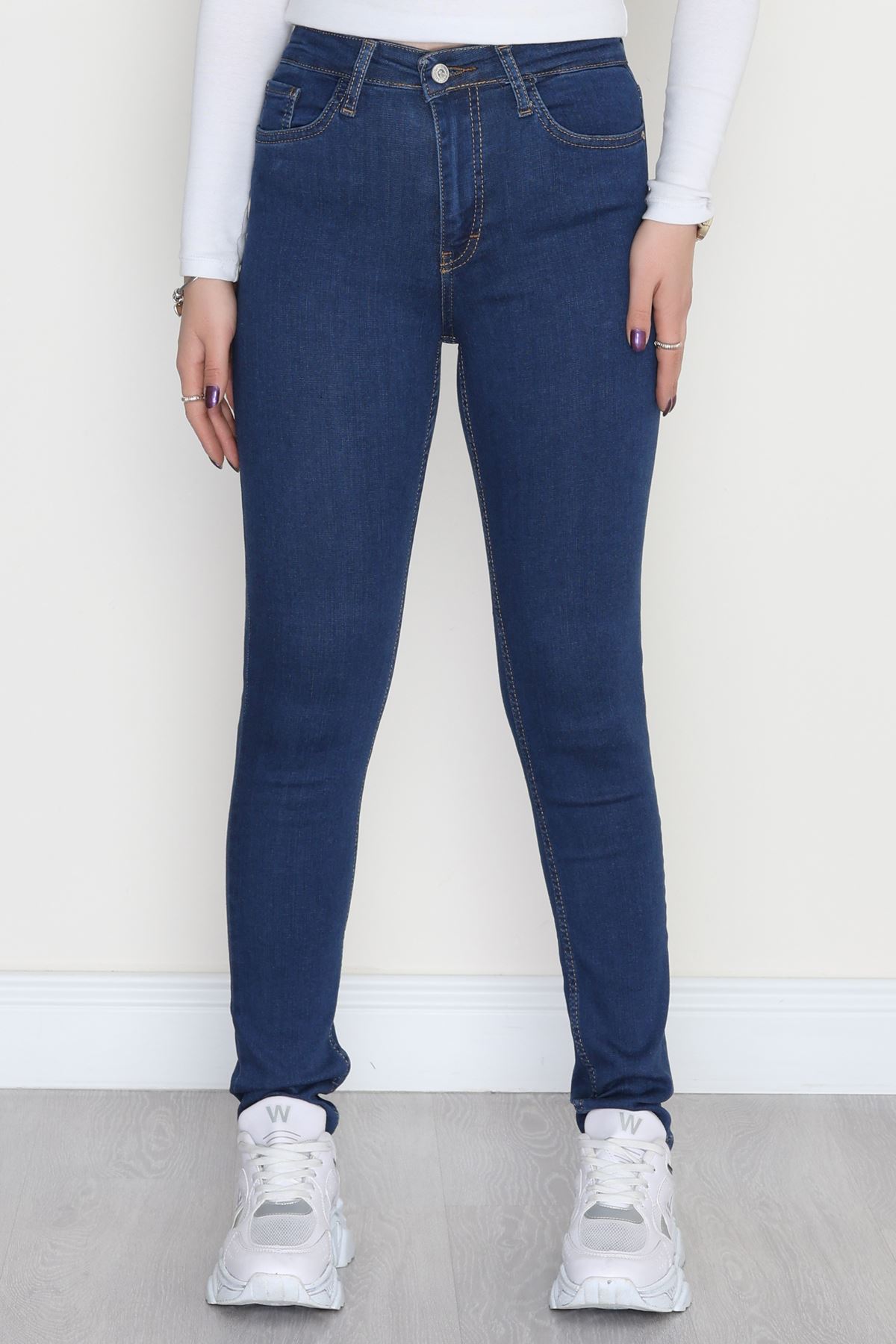 Dar Paça Kot Pantolon Mavi - 42683.1836.