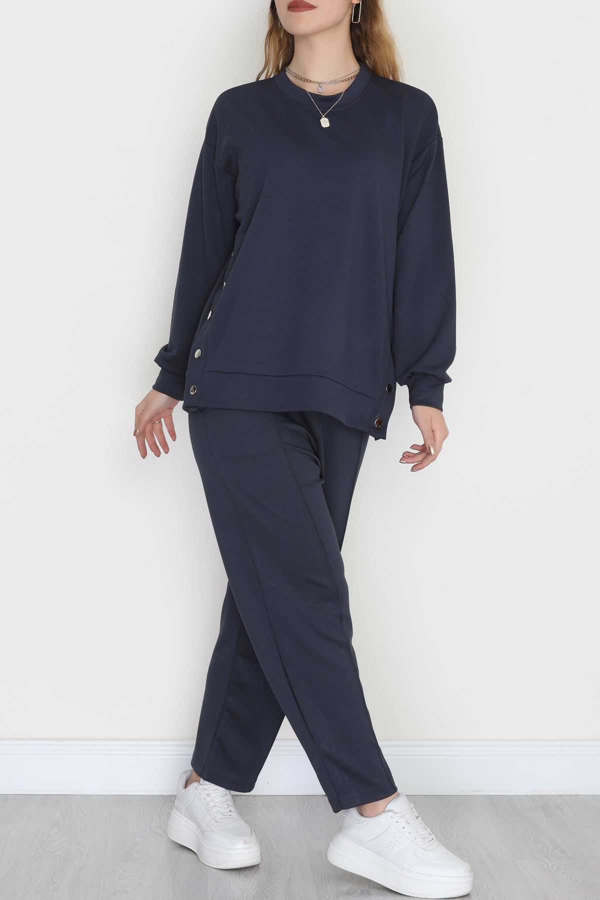 Çıt Çıtlı Modal İkili Takım Antrasit - 4128.1247.