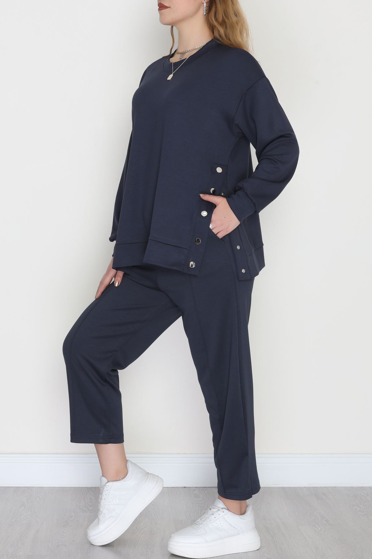 Çıt Çıtlı Modal İkili Takım Antrasit - 4128.1247.