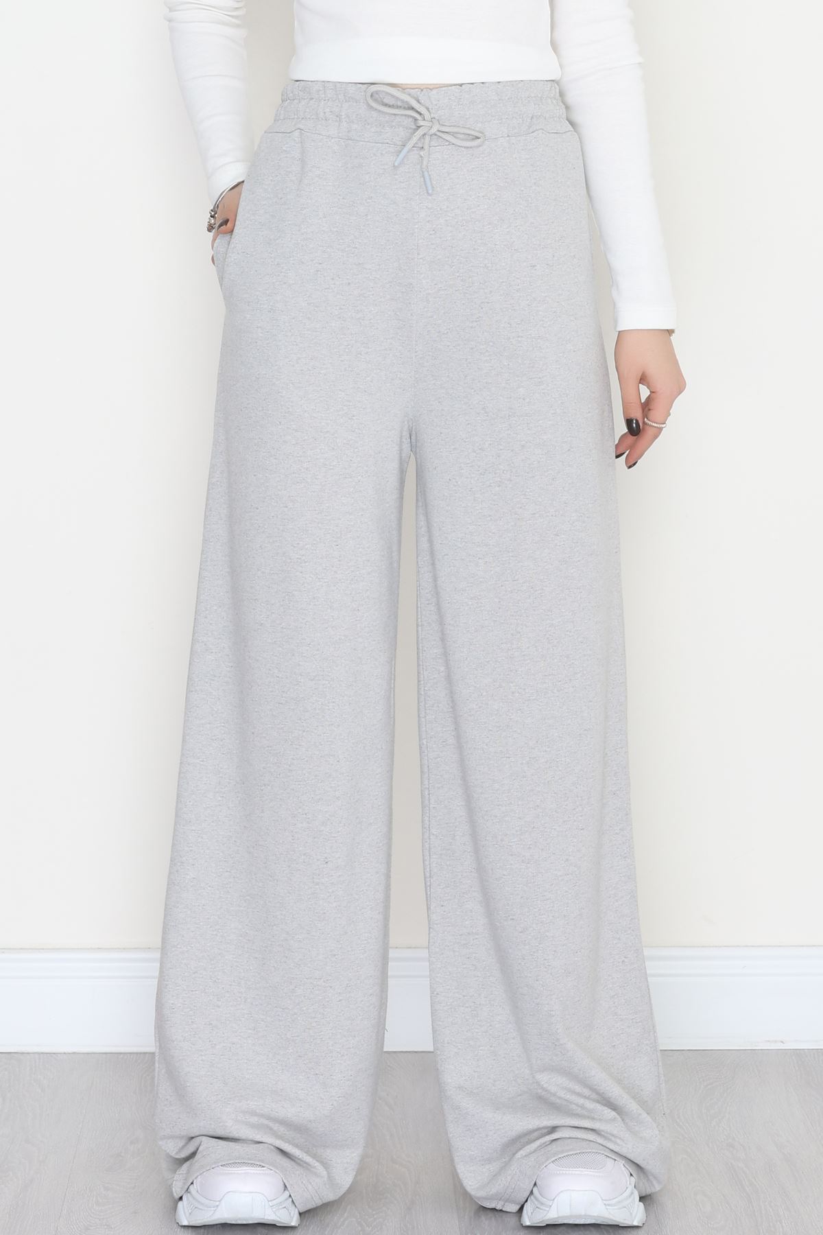 2 İplik Eşofman Altı Gri - 52027.1857.