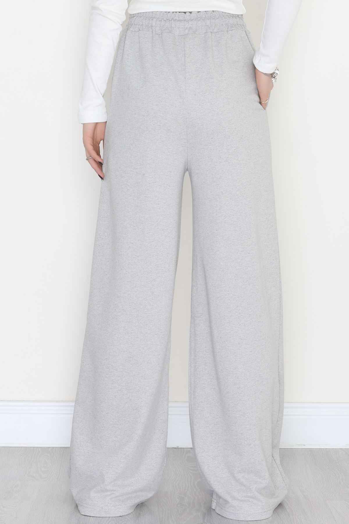 2 İplik Eşofman Altı Gri - 52027.1857.