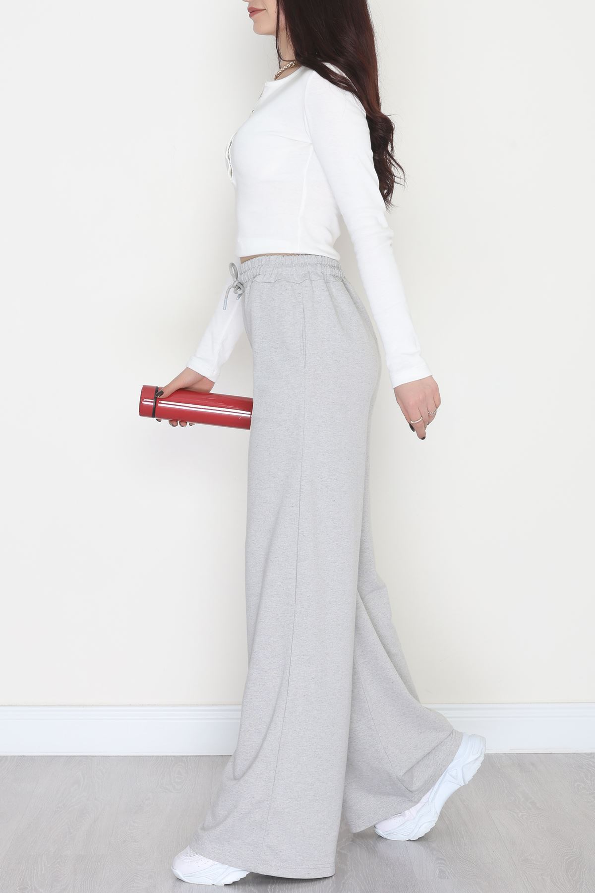 2 İplik Eşofman Altı Gri - 52027.1857.