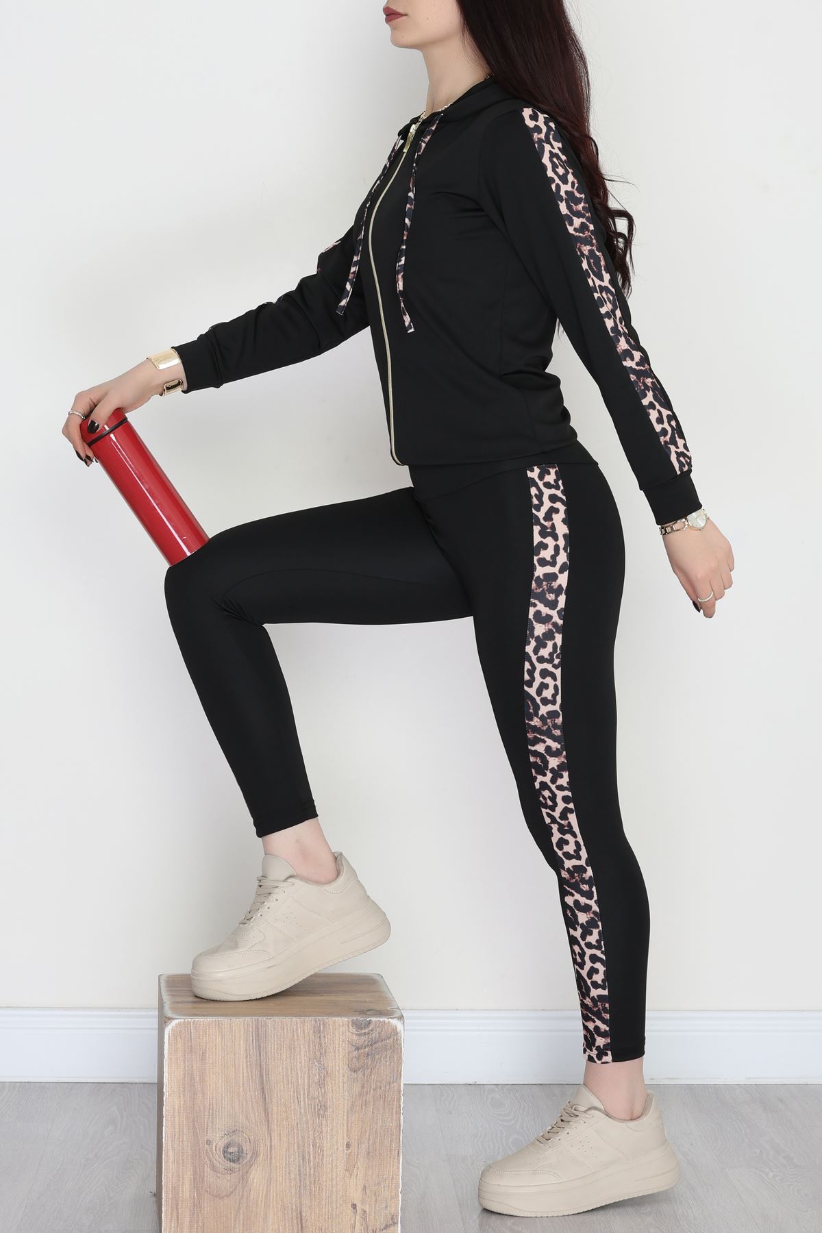 Şeritli Dalgıç Takım Siyah - 52013.1005.