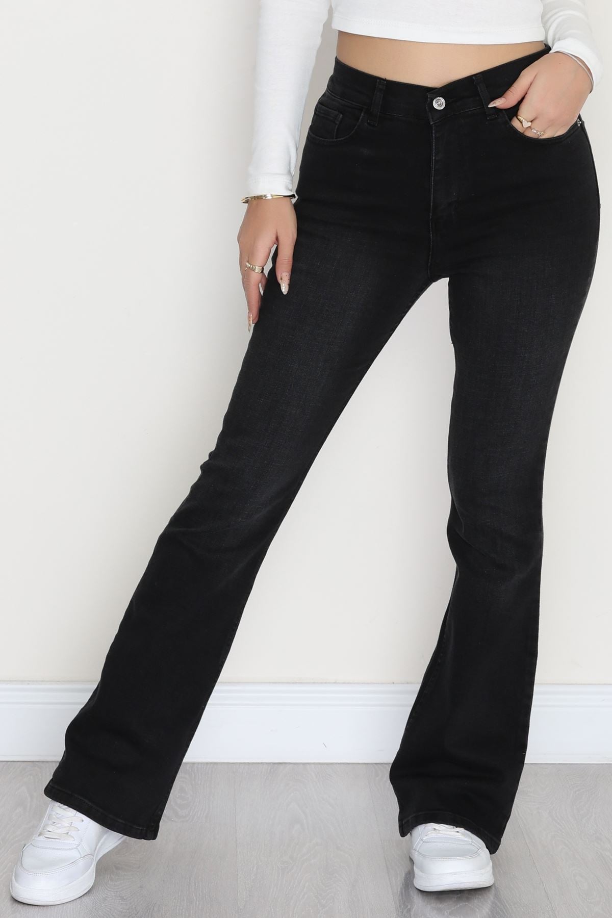 İspanyol Kot Pantolon Koyufüme - 31397.2088.