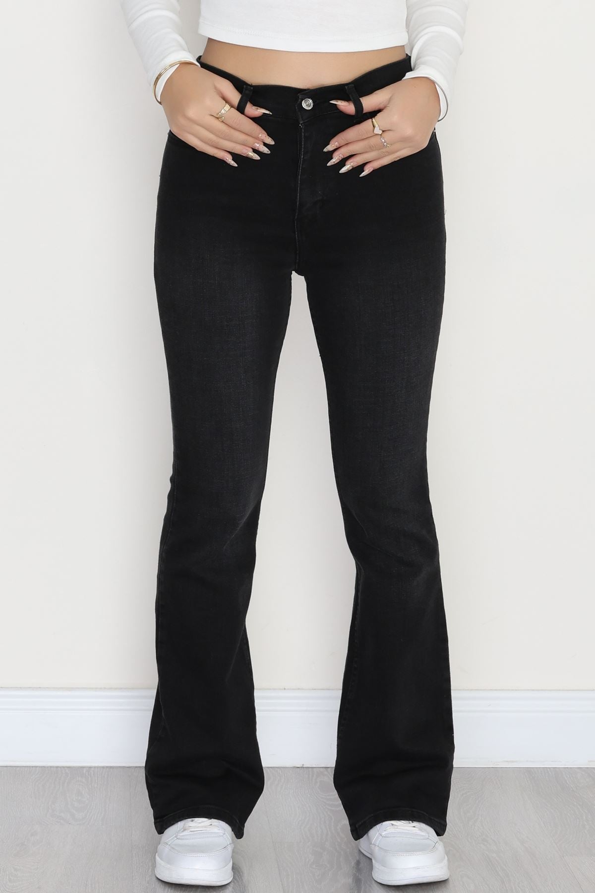 İspanyol Kot Pantolon Koyufüme - 31397.2088.