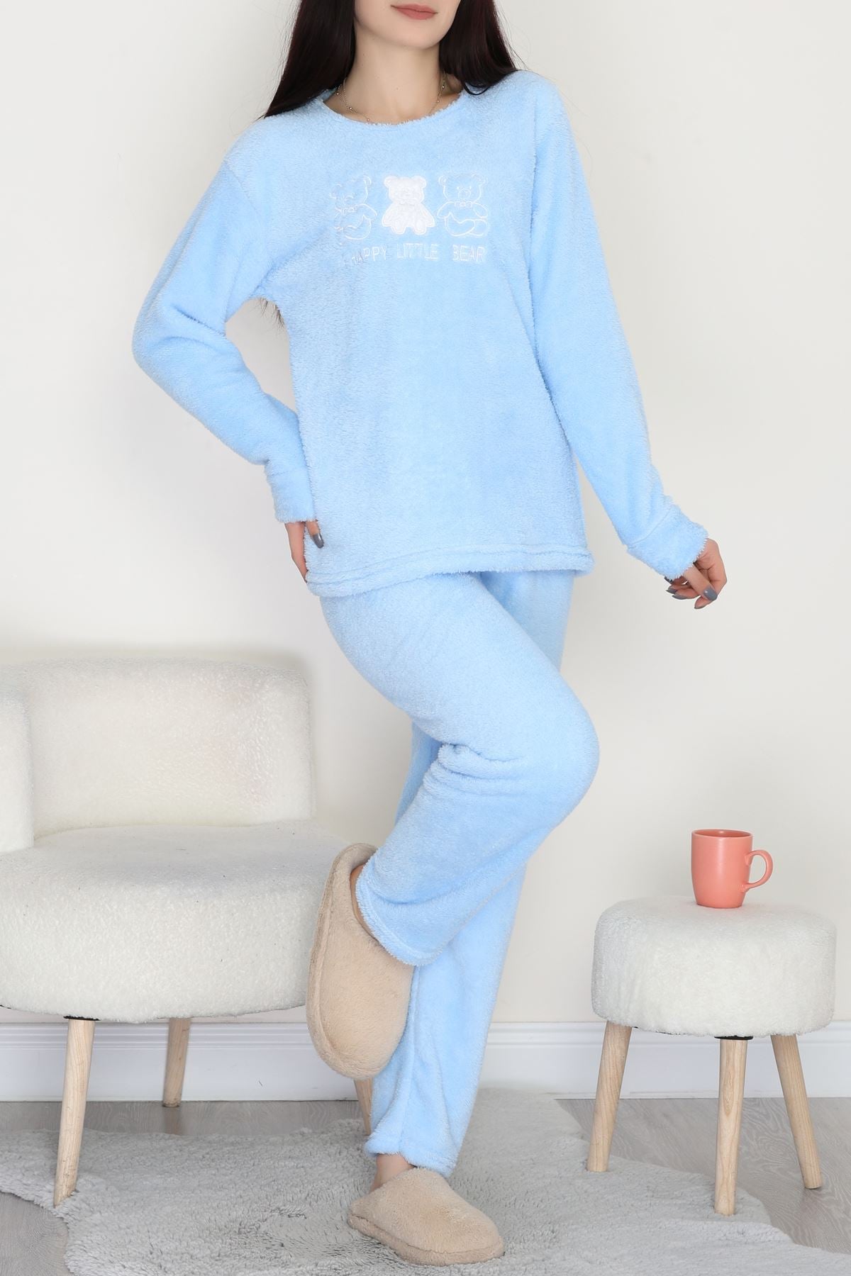 Peluş Pijama Takımı Bebemavi - 52107.1961.