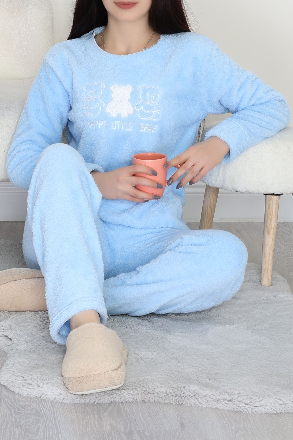 Peluş Pijama Takımı Bebemavi - 52107.1961.