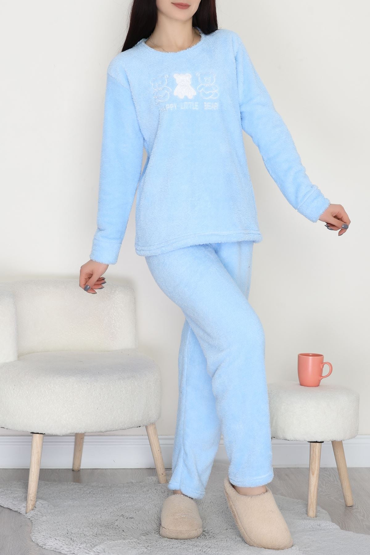 Peluş Pijama Takımı Bebemavi - 52107.1961.