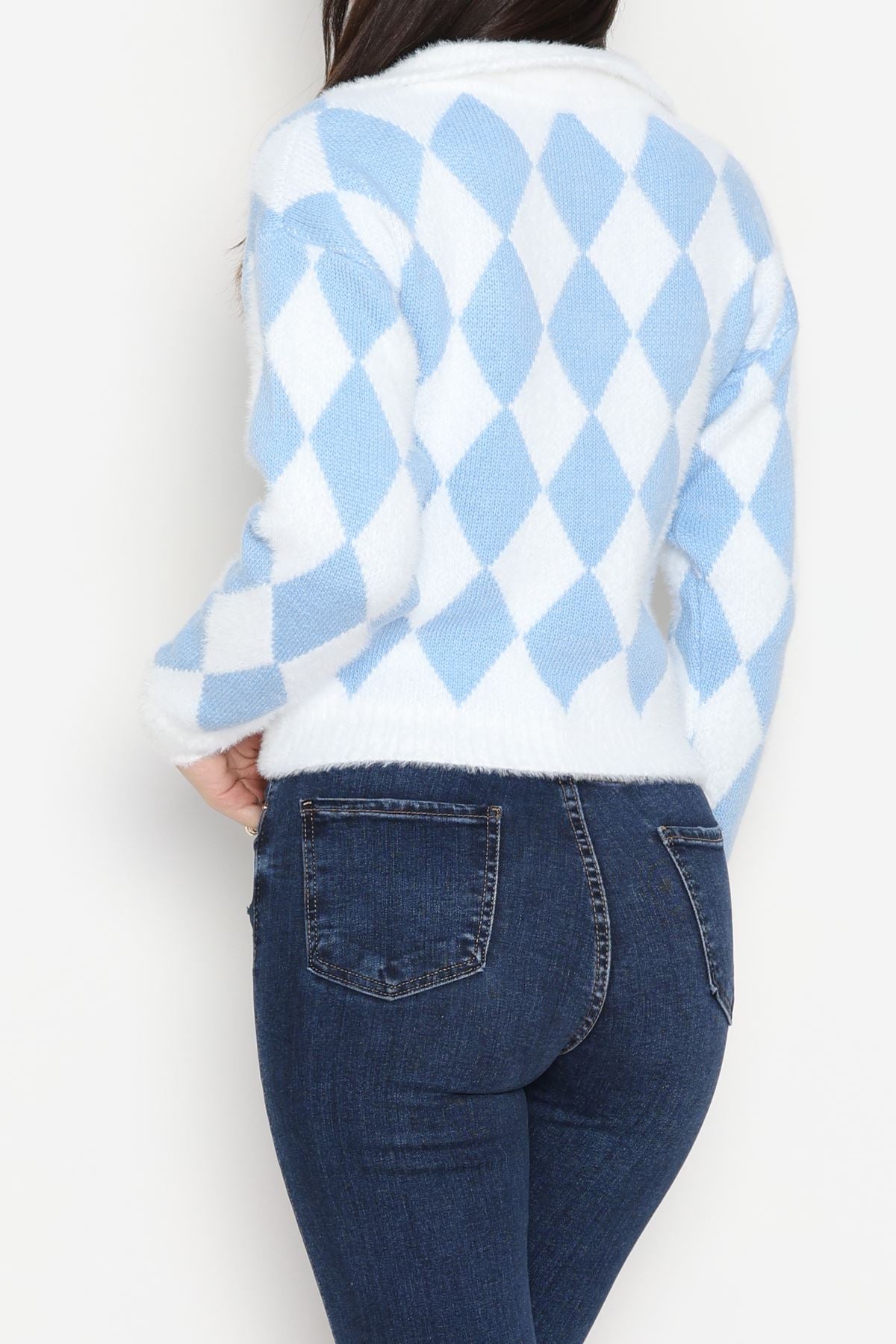 Baklava Desenli Triko Bebemavibeyaz - 51106.1765.