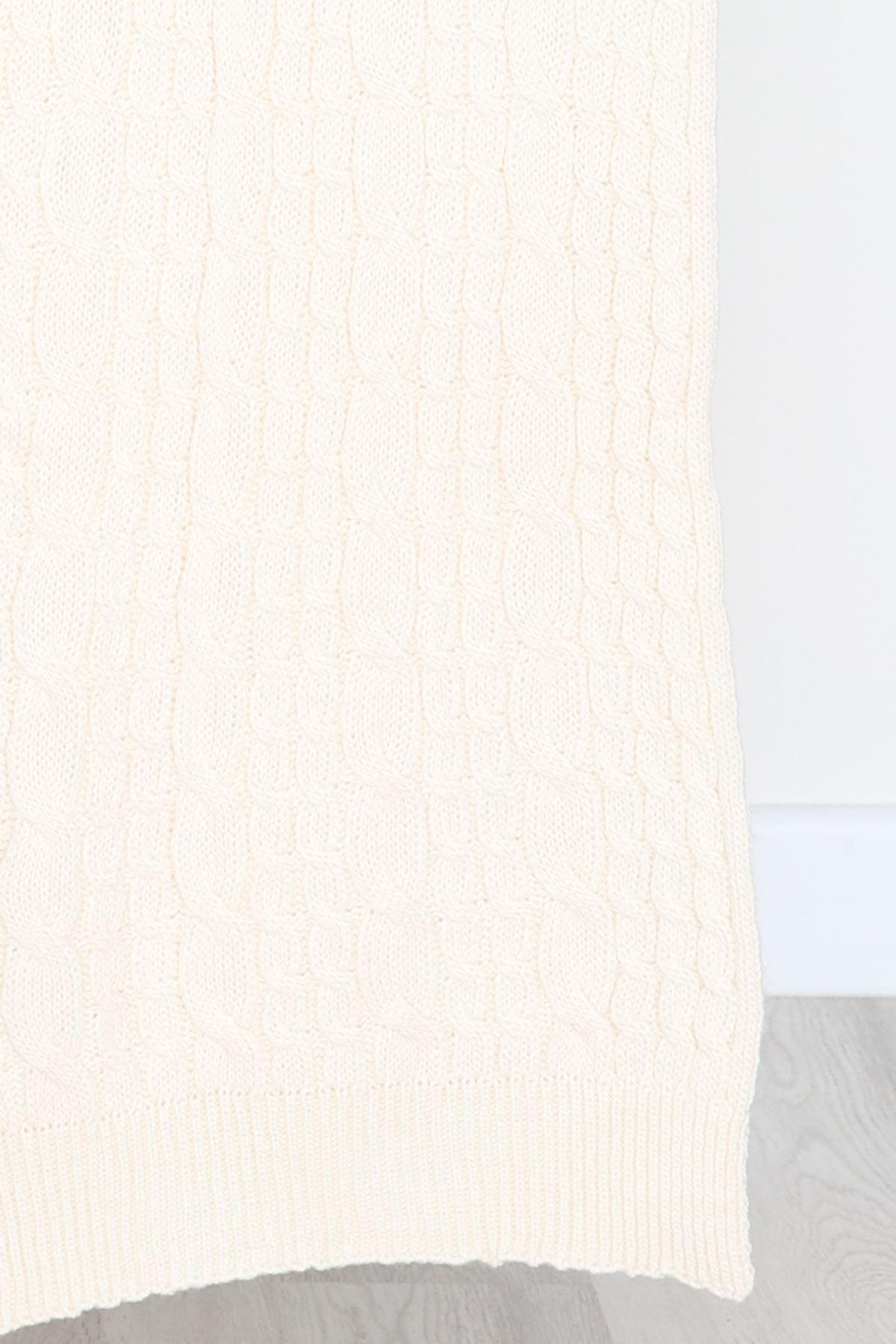 Atkılı 3'Lü Triko Takım Bej - 2288.1247.