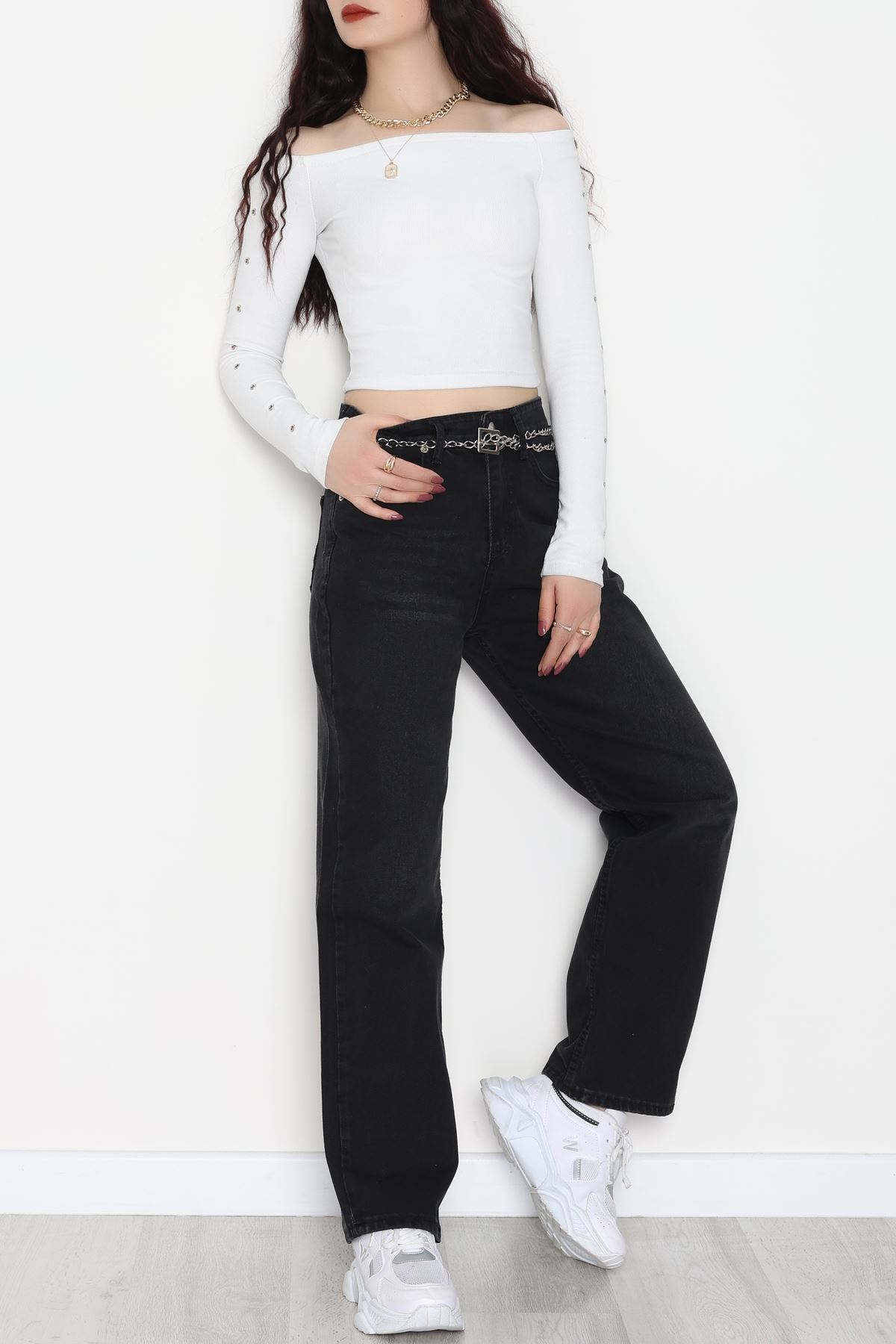 Wide Leg Kot Pantolon Fümekimyasal - 31641.2059.