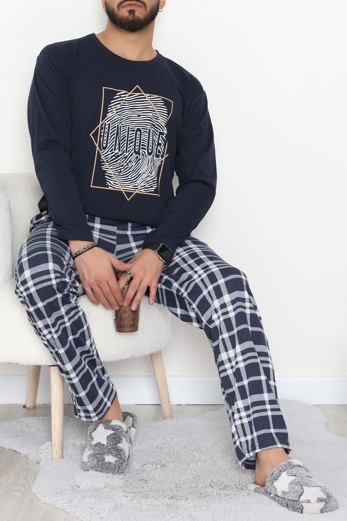 Erkek Pijama Takımı Koyulaci - 53544.1838.