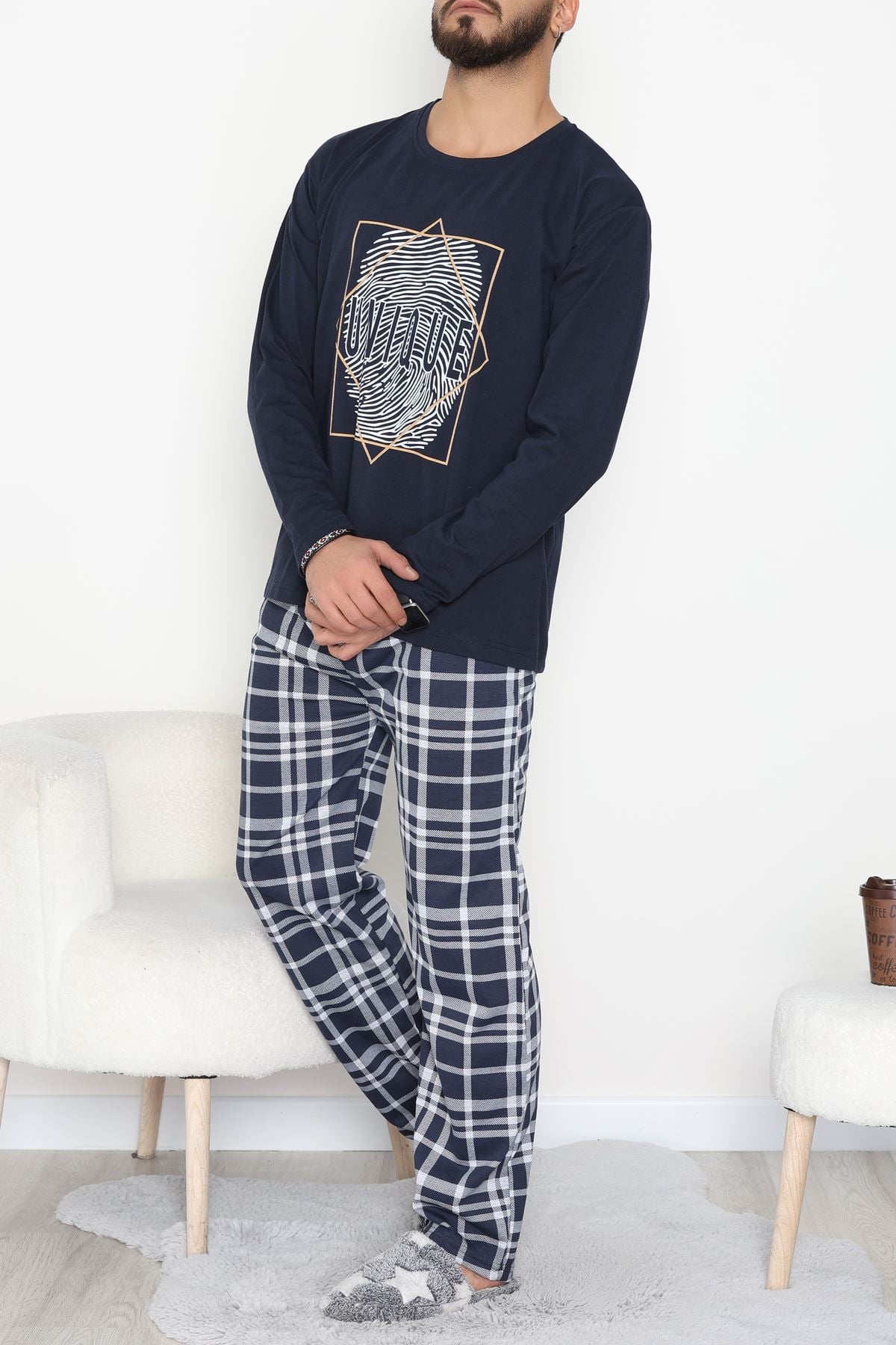 Erkek Pijama Takımı Koyulaci - 53544.1838.