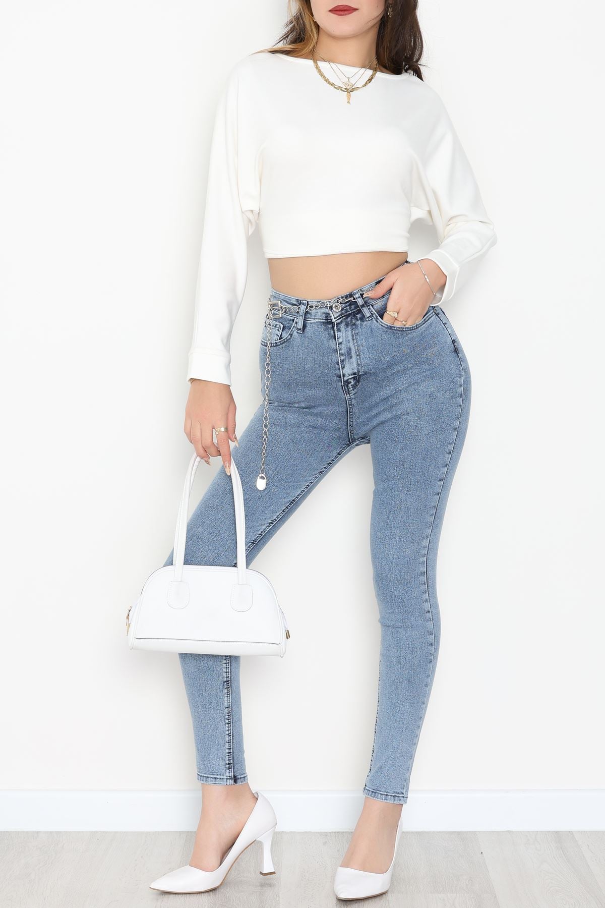 Dar Paça Kot Pantolon Mavi5 - 31593.2112.