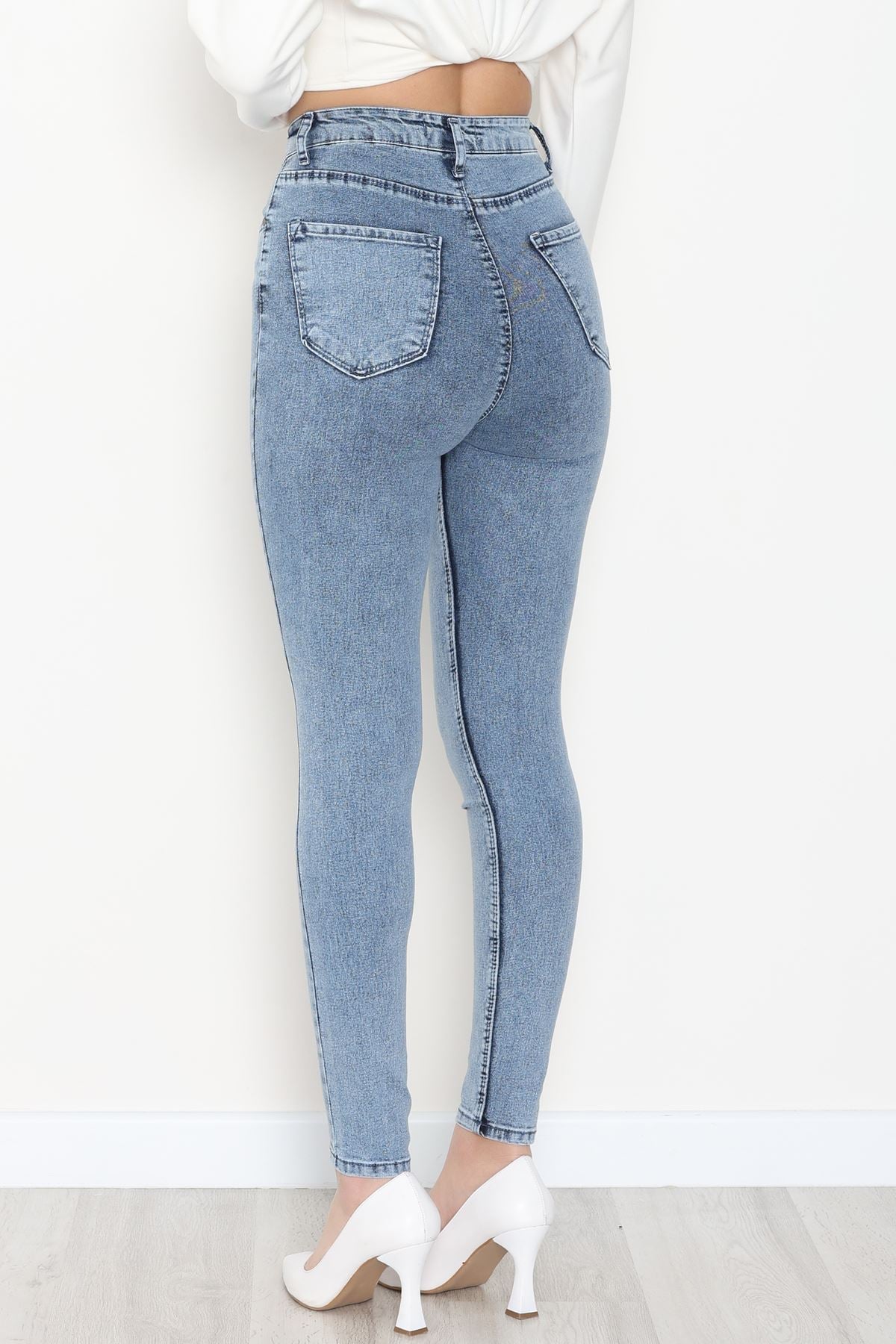 Dar Paça Kot Pantolon Mavi5 - 31593.2112.