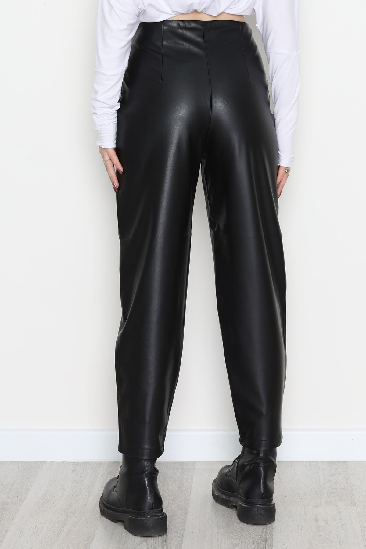 Şalvar Deri Pantolon Siyah - 51209.1779.