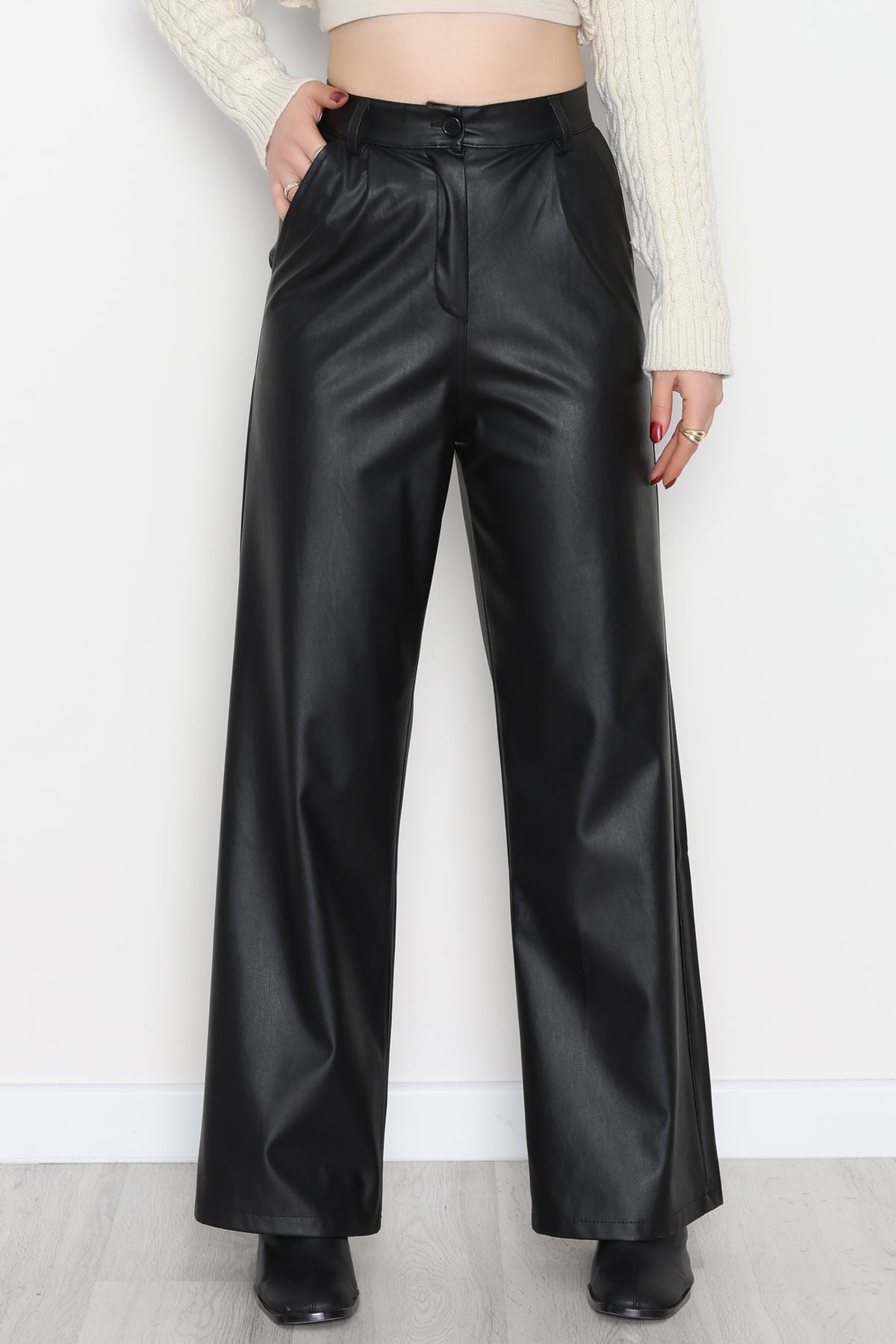 Palazzo Deri Pantolon Siyah - 51208.1779.