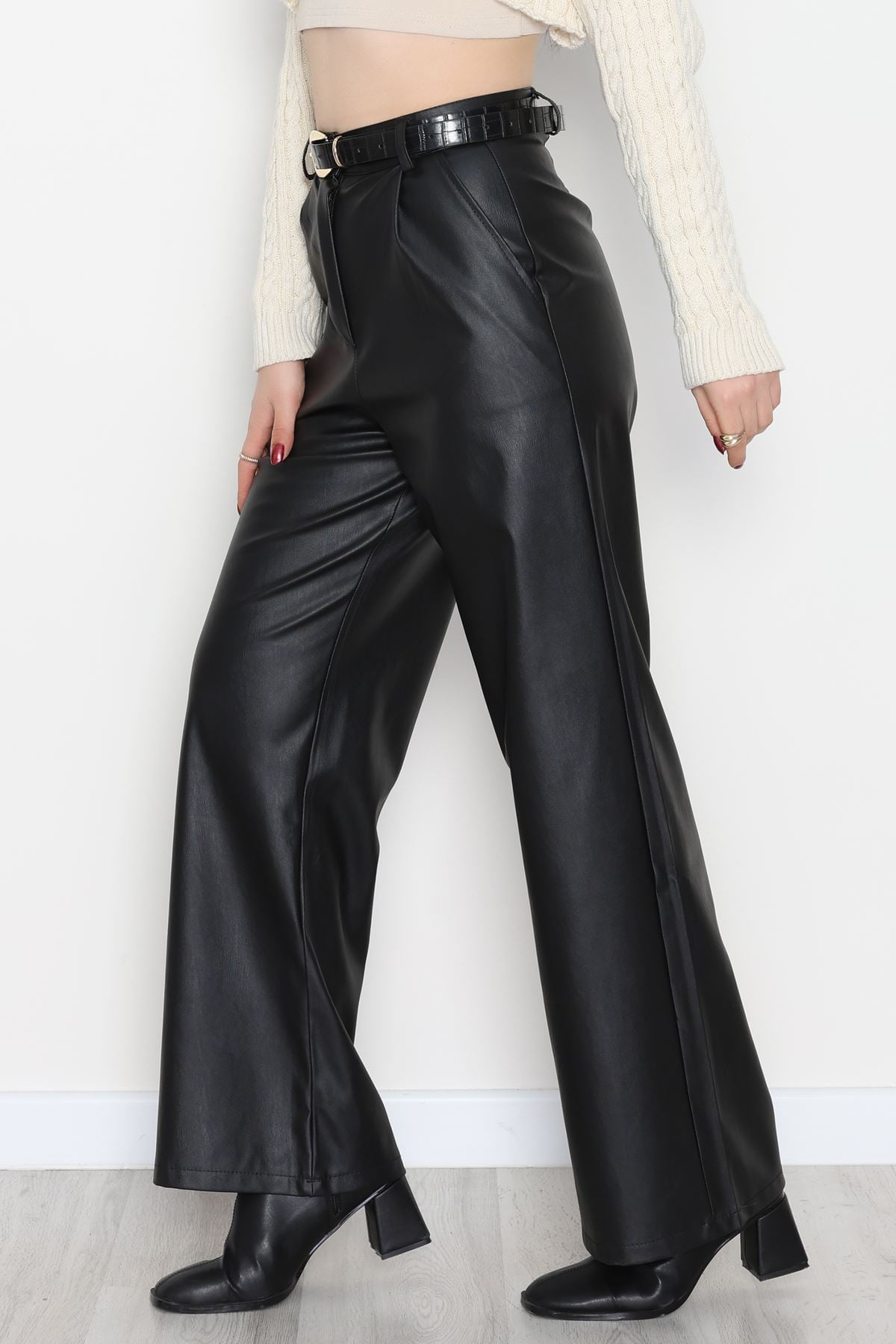 Palazzo Deri Pantolon Siyah - 51208.1779.