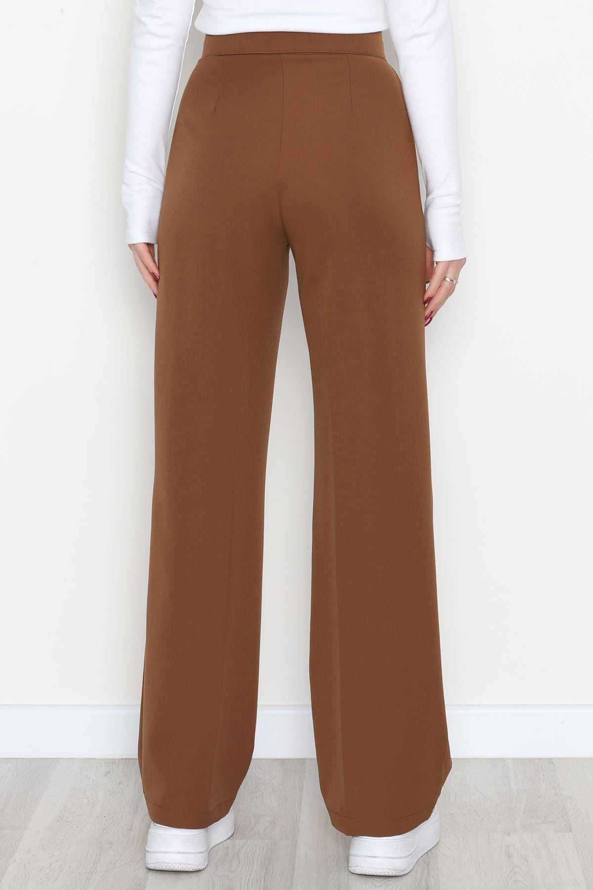 Cırtlı Palazzo Pantolon Kahve - 51213.1779.