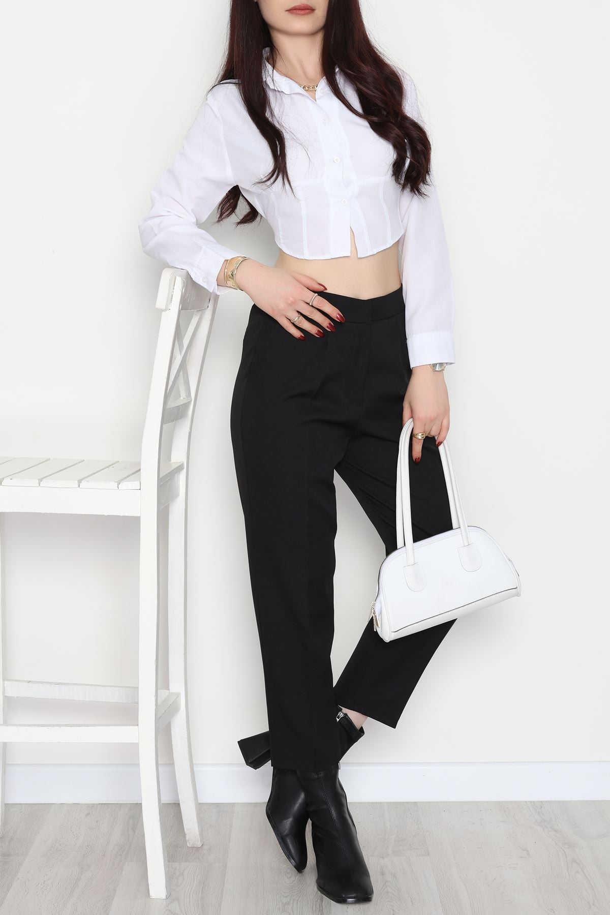 Dabıl Kumaş Pantolon Siyah - 52001.2116.