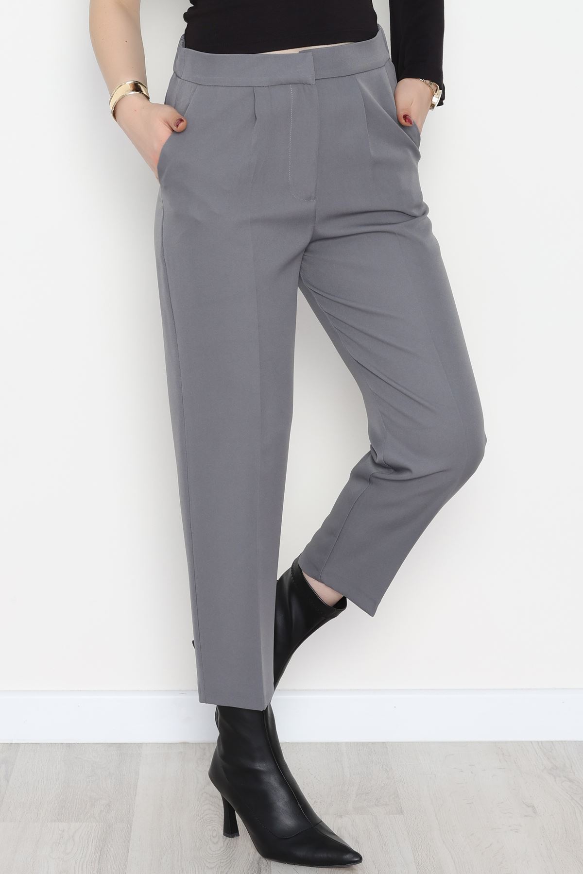 Dabıl Kumaş Pantolon Gri - 52001.2116.