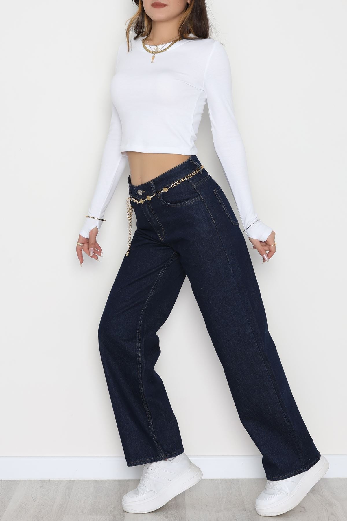 Palazzo Kot Pantolon Lacivert - 31554.2088.