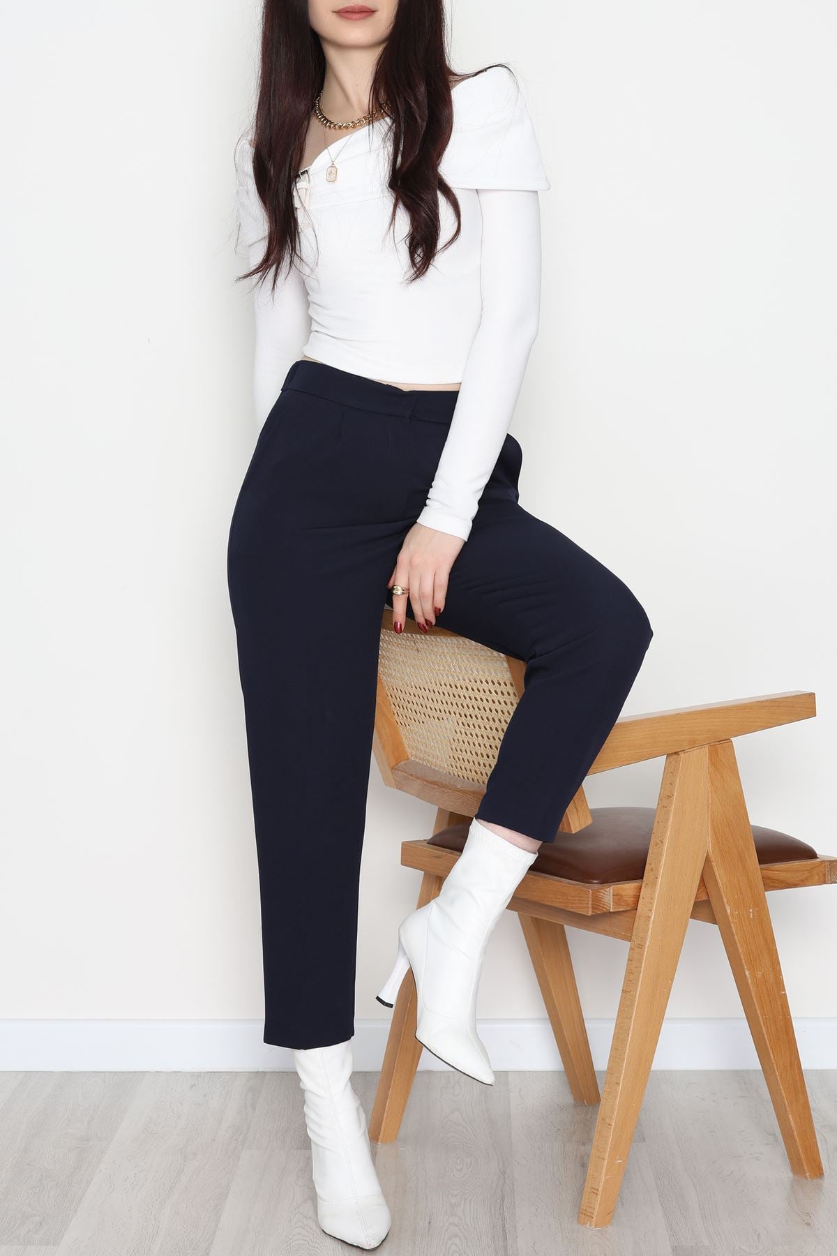 Dabıl Kumaş Pantolon Lacivert1 - 52001.2116.