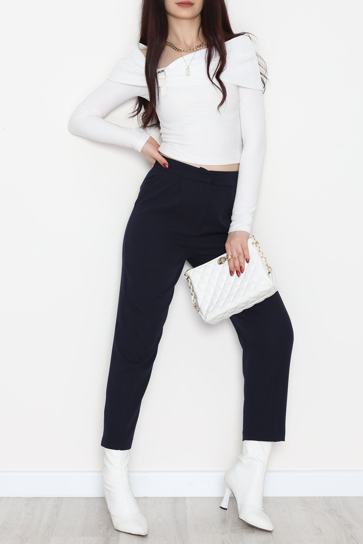 Dabıl Kumaş Pantolon Lacivert1 - 52001.2116.