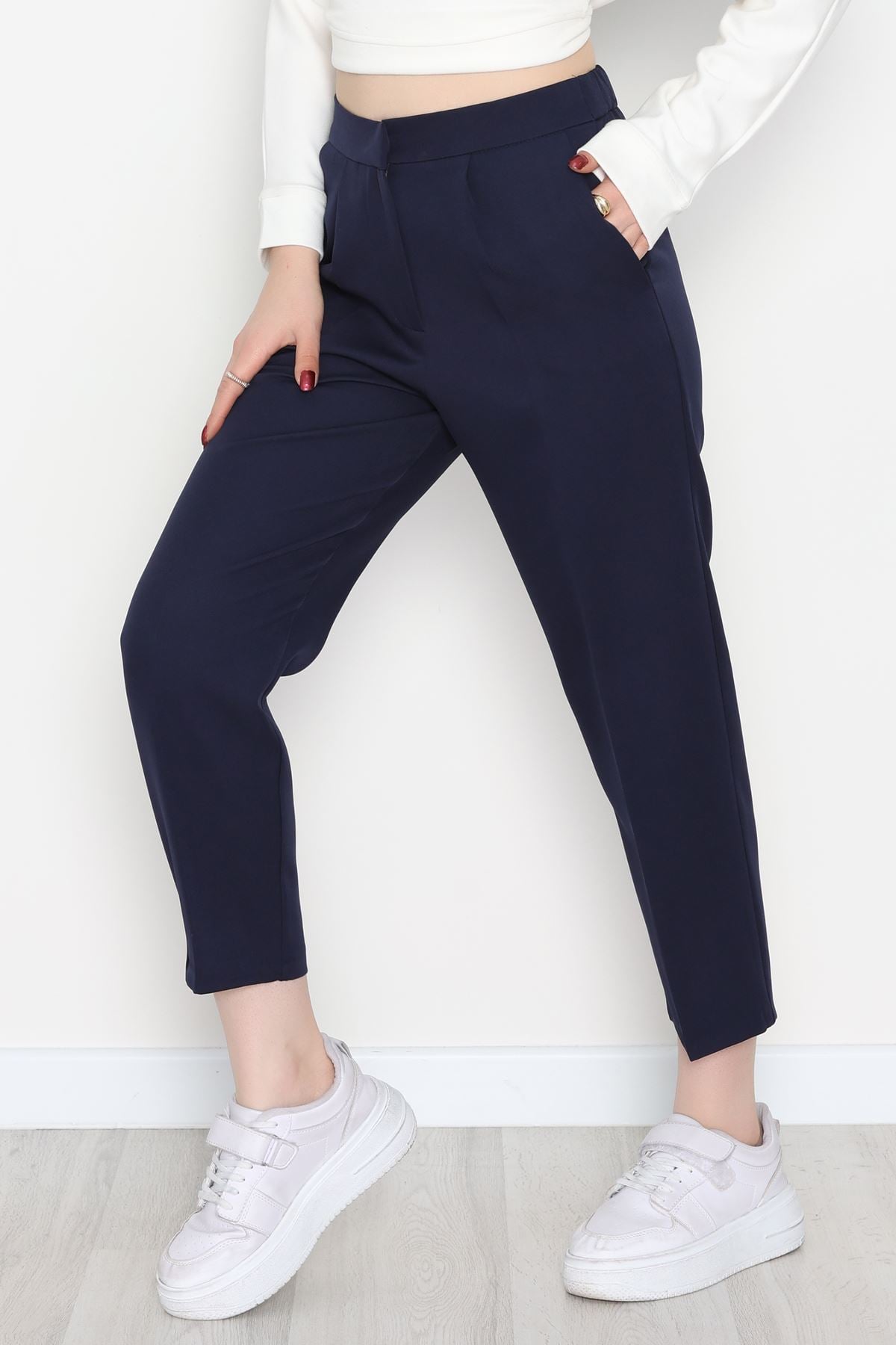 Dabıl Kumaş Pantolon Lacivert - 52001.2116.