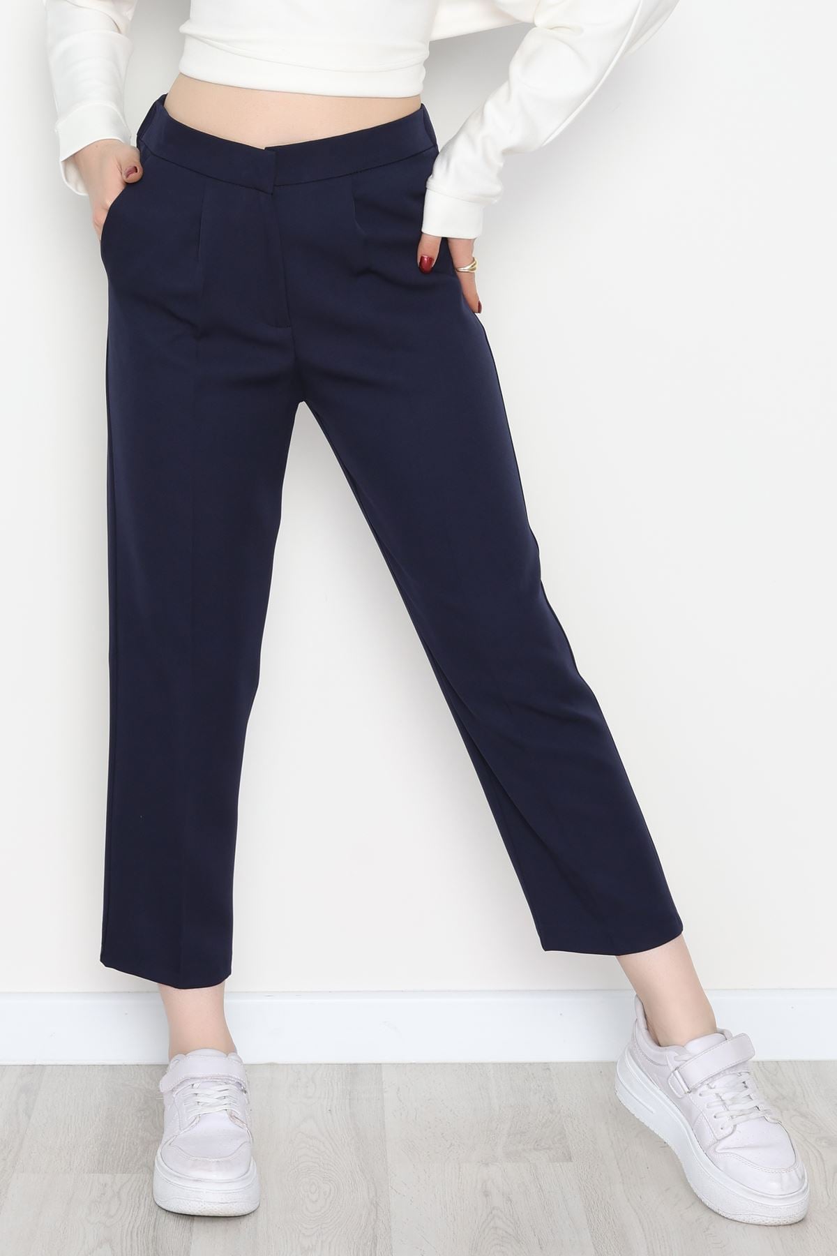 Dabıl Kumaş Pantolon Lacivert - 52001.2116.