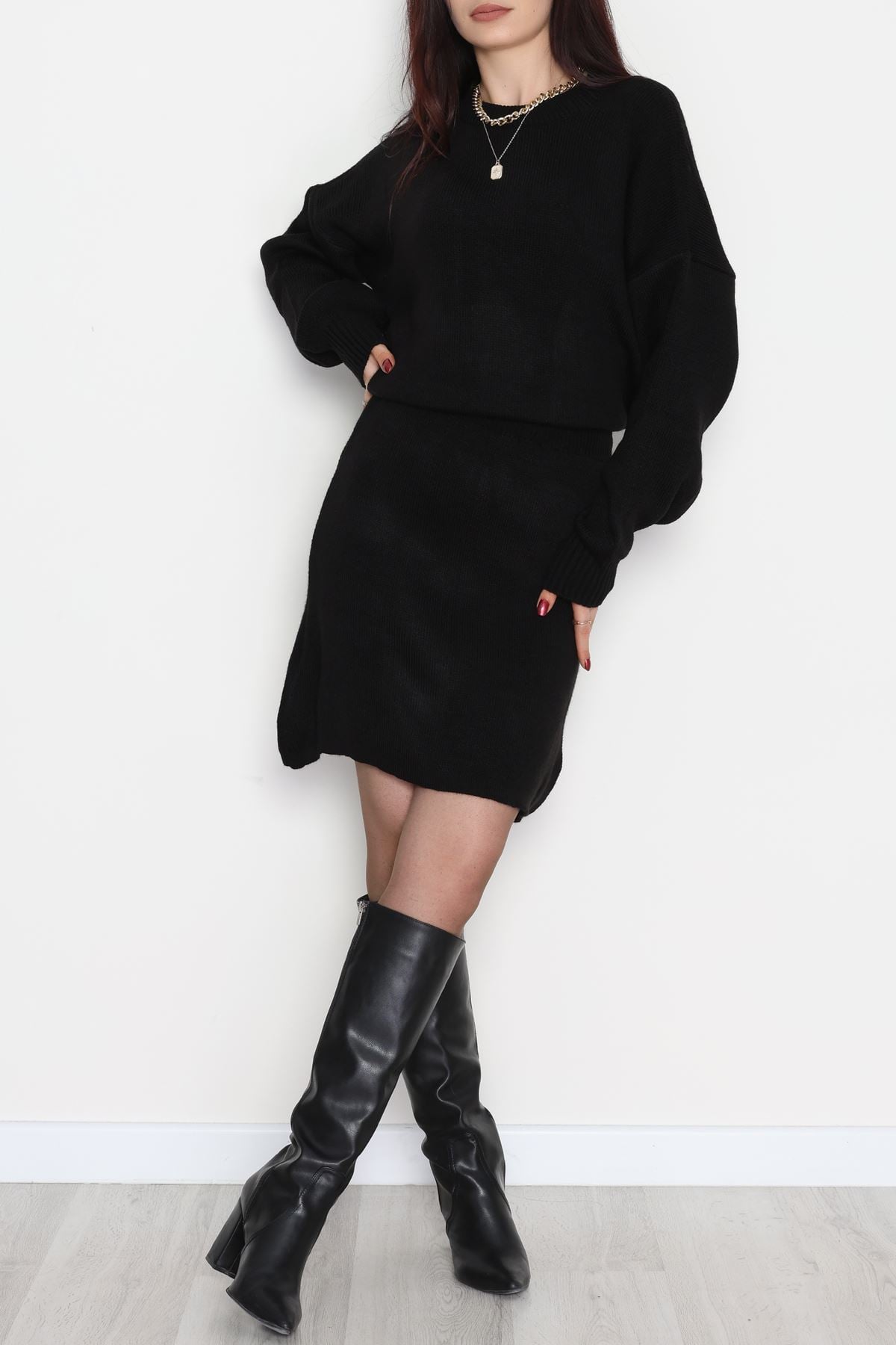 Triko Etekli Takım Siyah - 51108.1765.