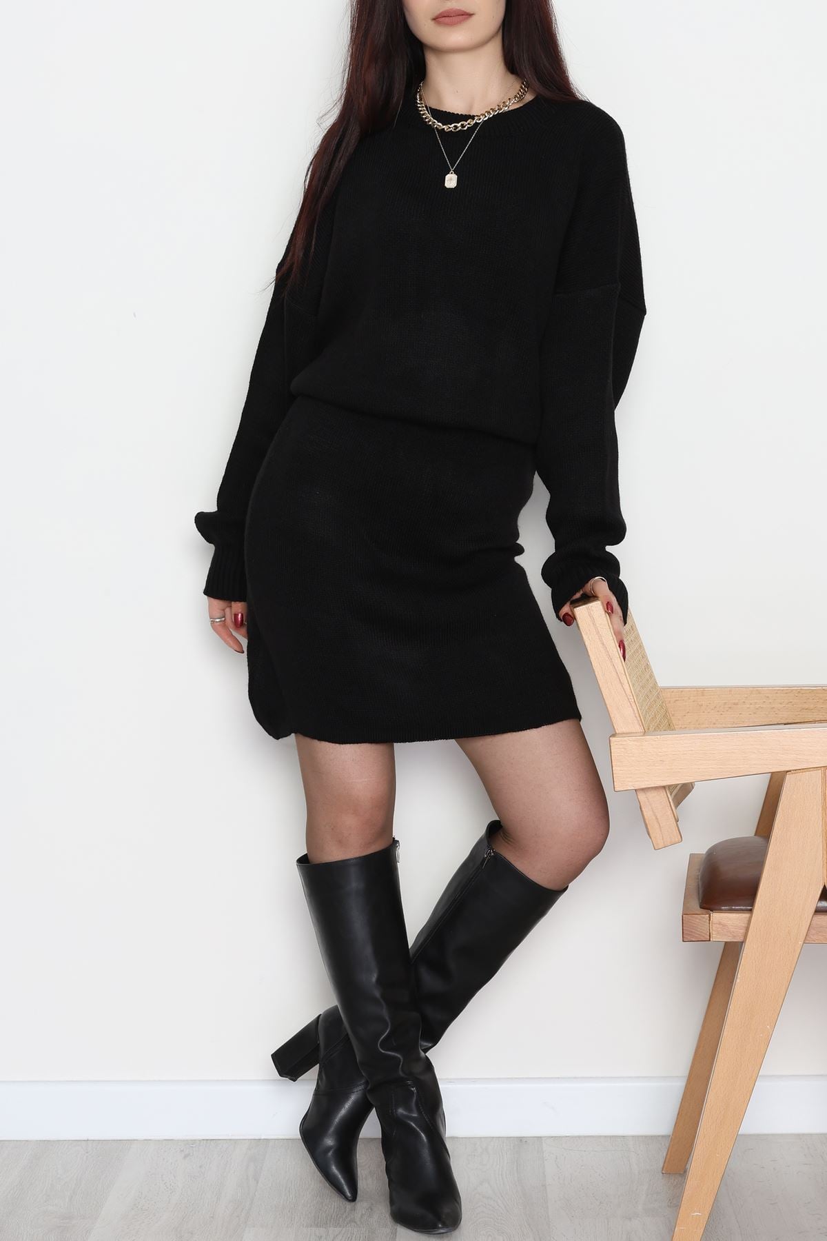 Triko Etekli Takım Siyah - 51108.1765.