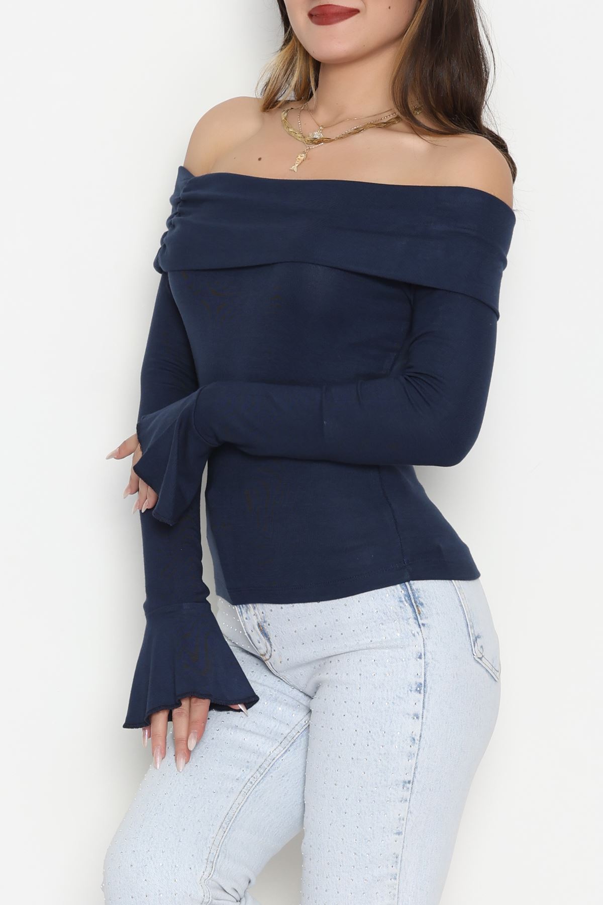 Madonna Yaka İspanyol Kol Bluz Laci - 1046.2119.