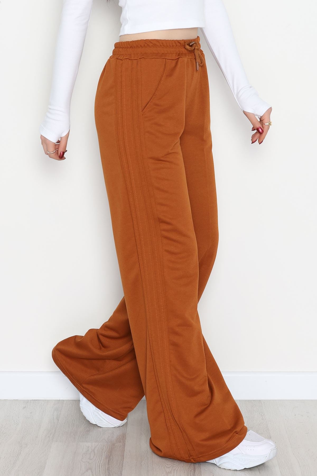 2 İplik Eşofman Altı Kahve - 52048.1857.