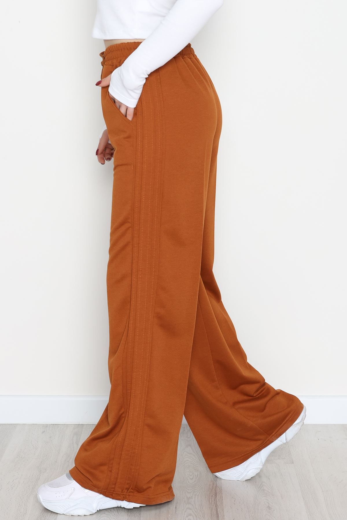 2 İplik Eşofman Altı Kahve - 52048.1857.