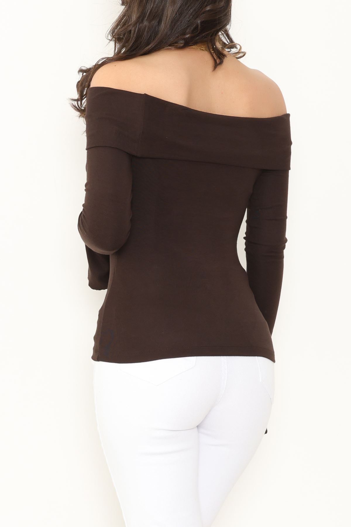 Madonna Yaka İspanyol Kol Bluz Kahve - 1046.2119.