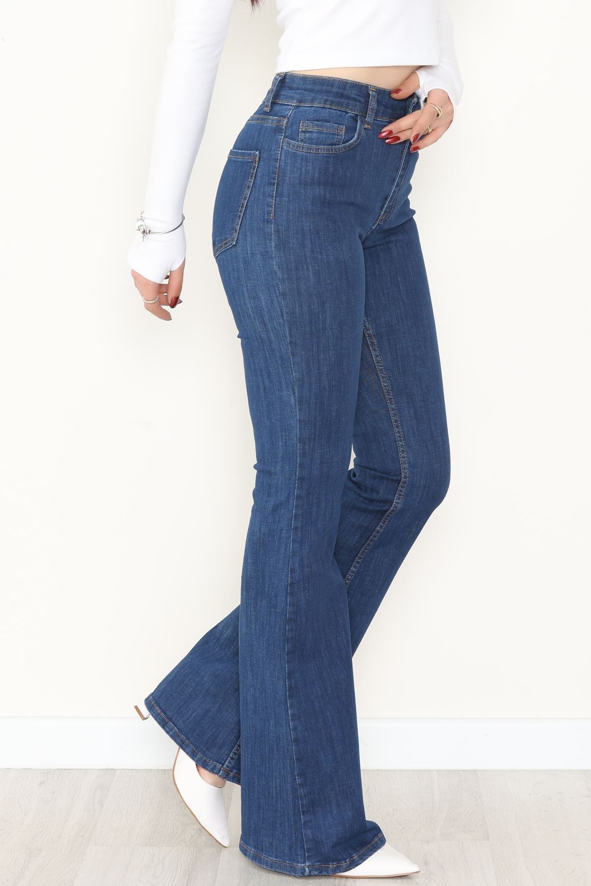 İspanyol Paça Kot Pantolon Laci - 31649.1184.