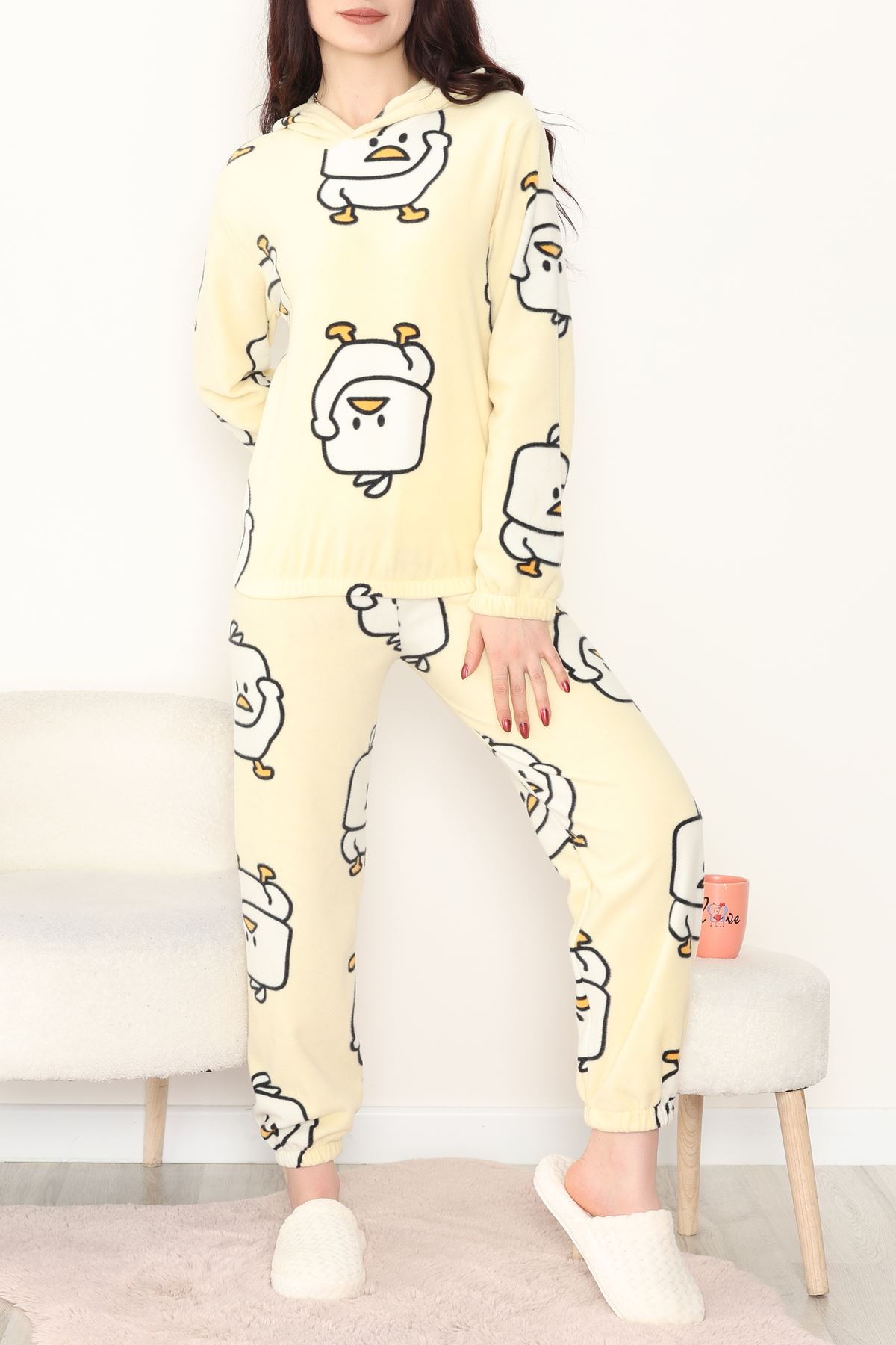 Kapşonlu Polar Takım Sarıördek - 344.1287.