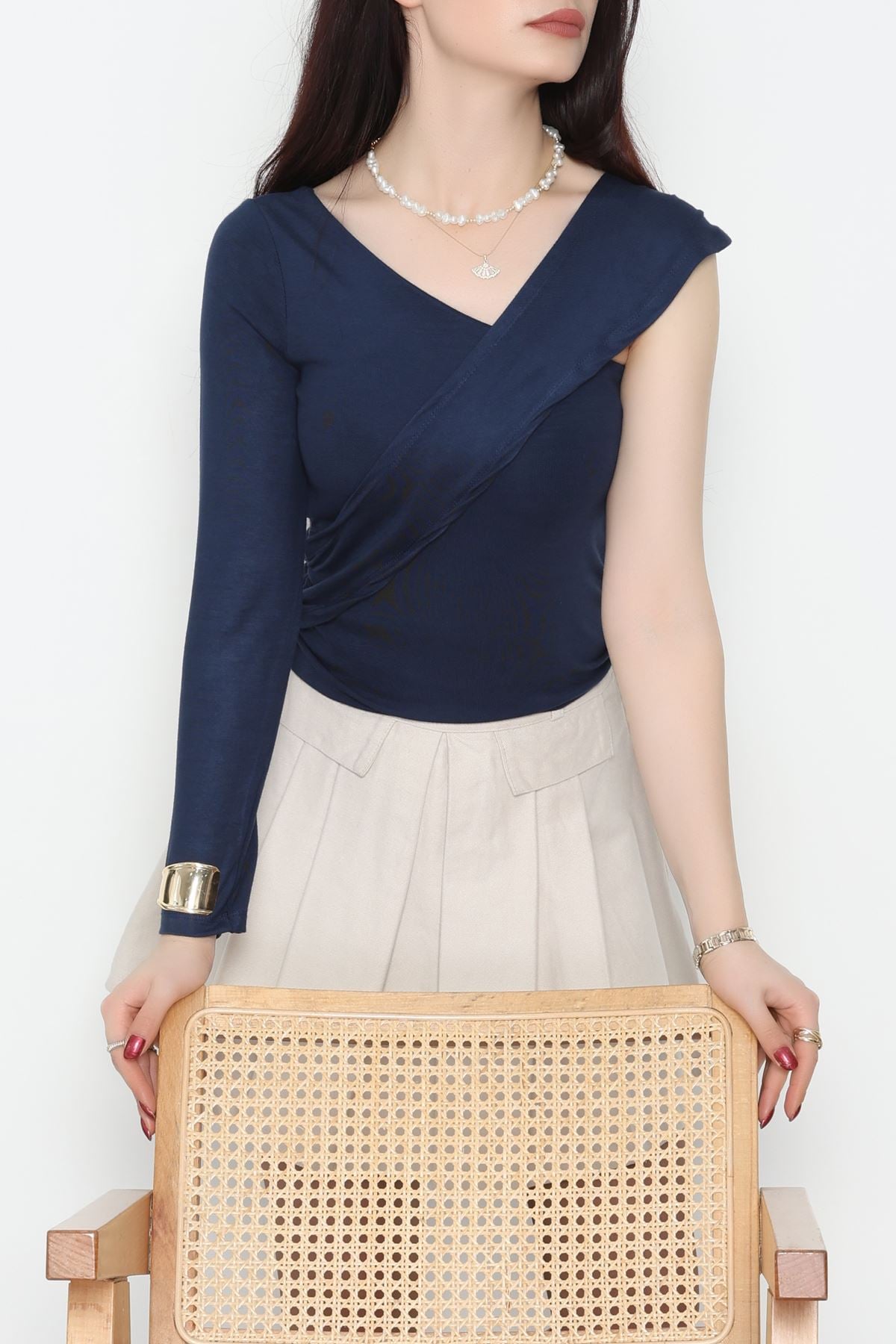 Tek Omuz Bluz Laci - 1006.2119.